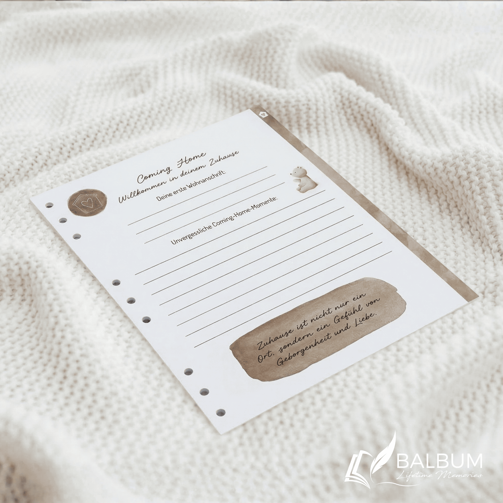 Schwangerschaft - Warten auf dich & Familienglück (Natur)