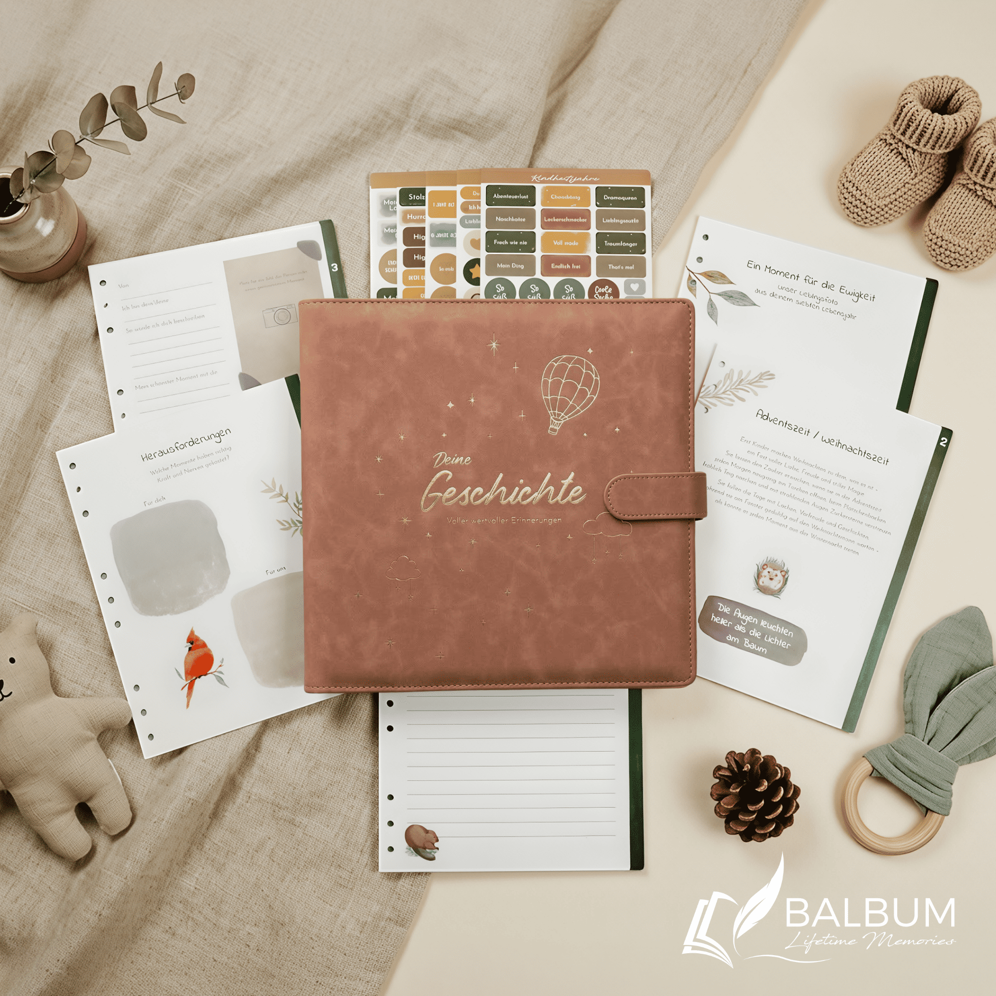 Kindheitsjahre Bundle – Wald | Einband Altrosa