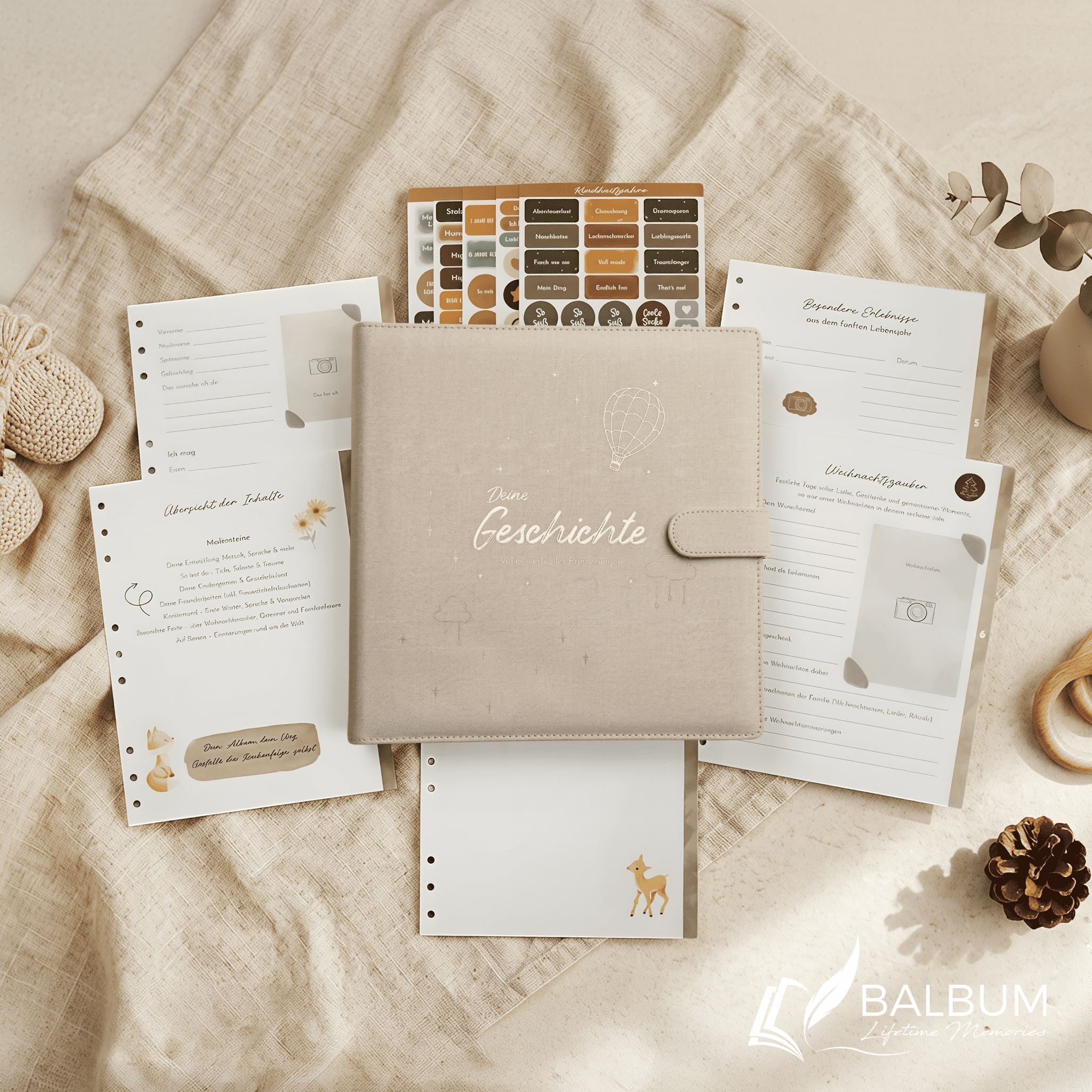 Kindheitsjahre Bundle – Natur | Einband Beige