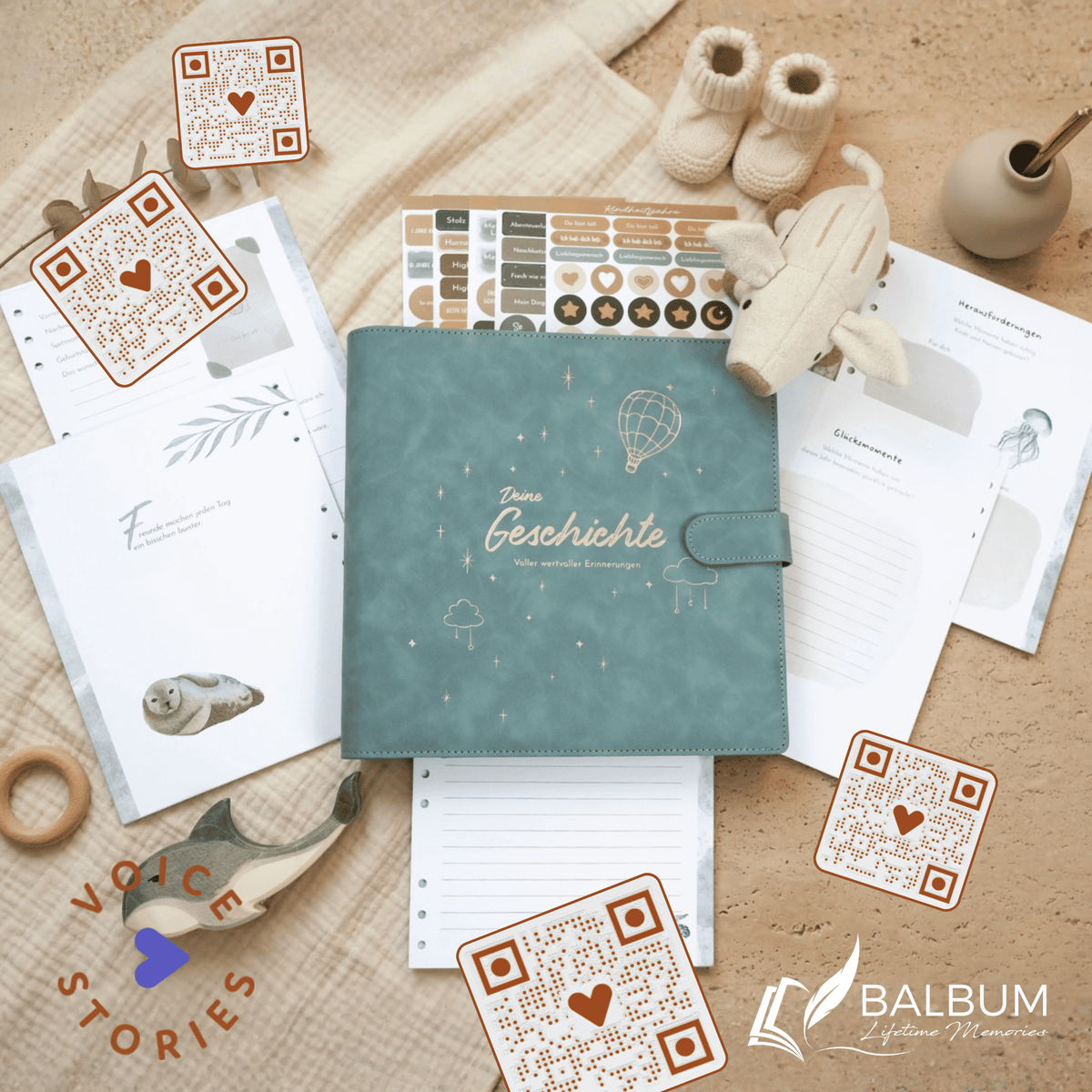 Kindheitsjahre Bundle – Meer | Einband Hellblau