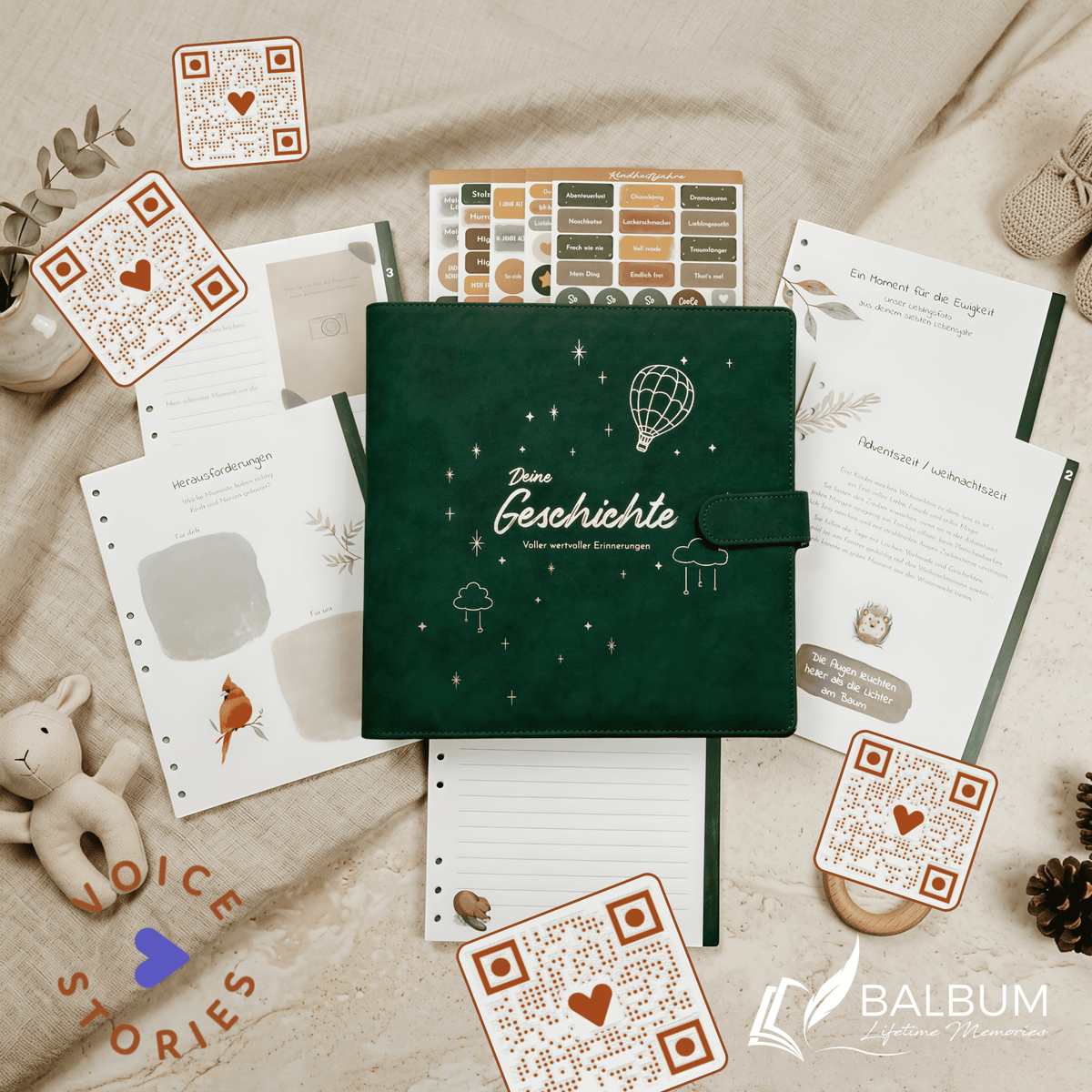 Kindheitsjahre Bundle – Wald | Einband Dunkelgrün