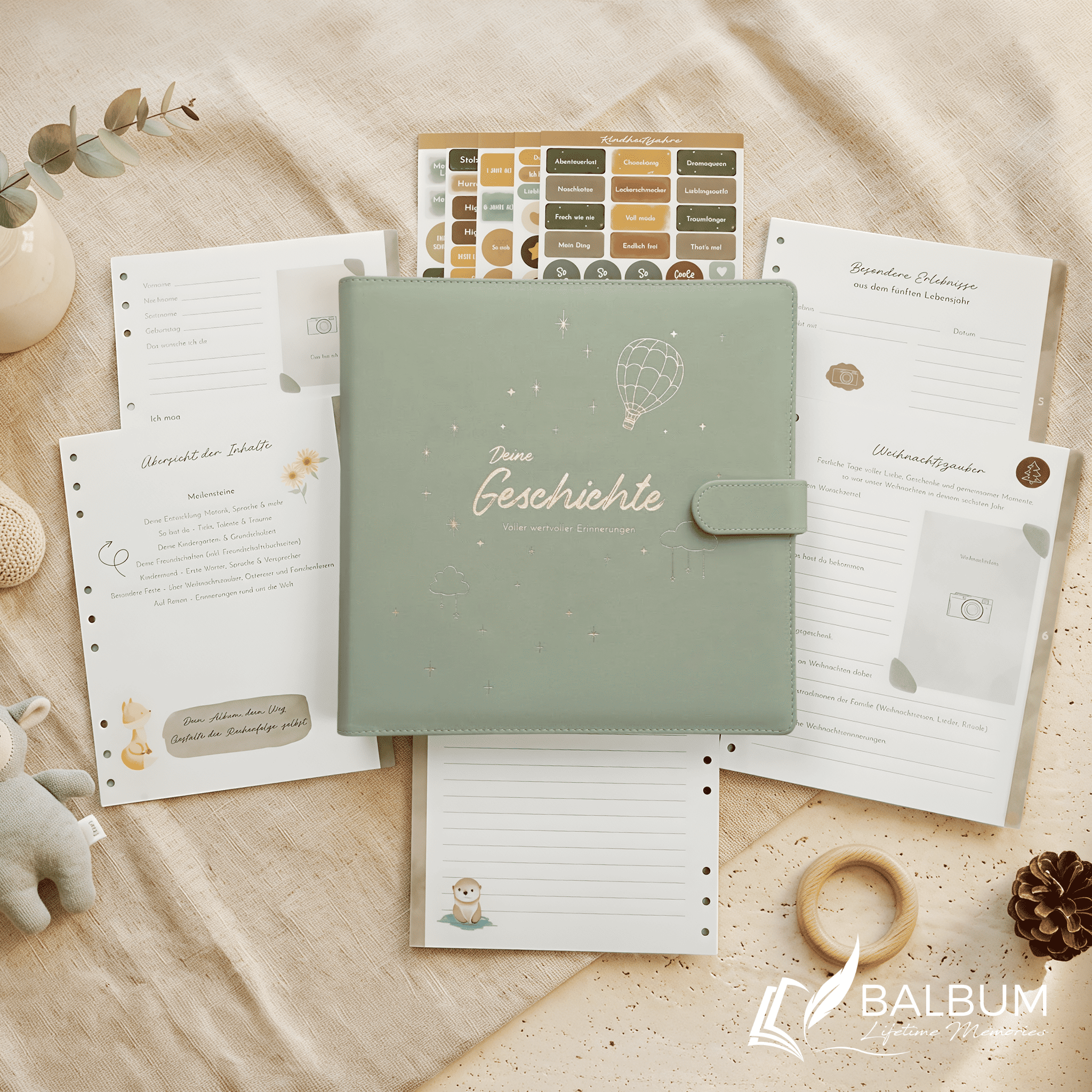 Kindheitsjahre Bundle – Natur | Einband Salbeigrün