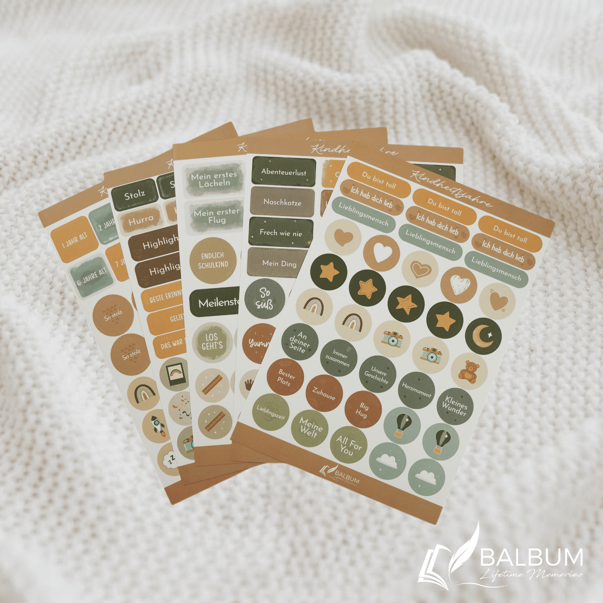 Stickerset – Kindheitsjahre