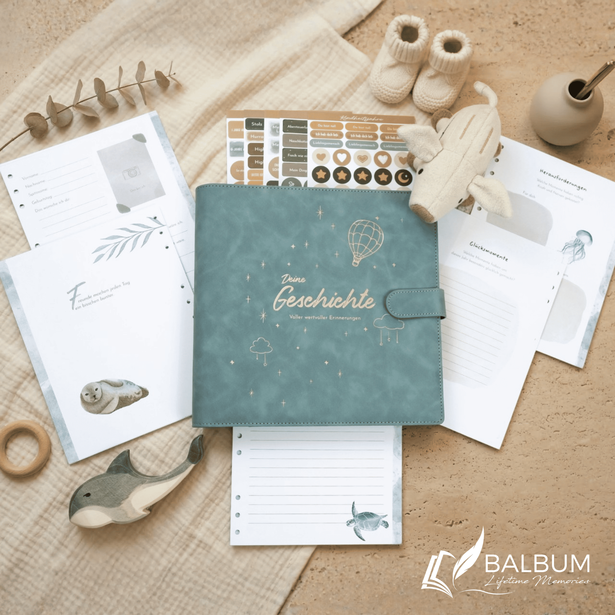 Kindheitsjahre Bundle – Meer | Einband Hellblau