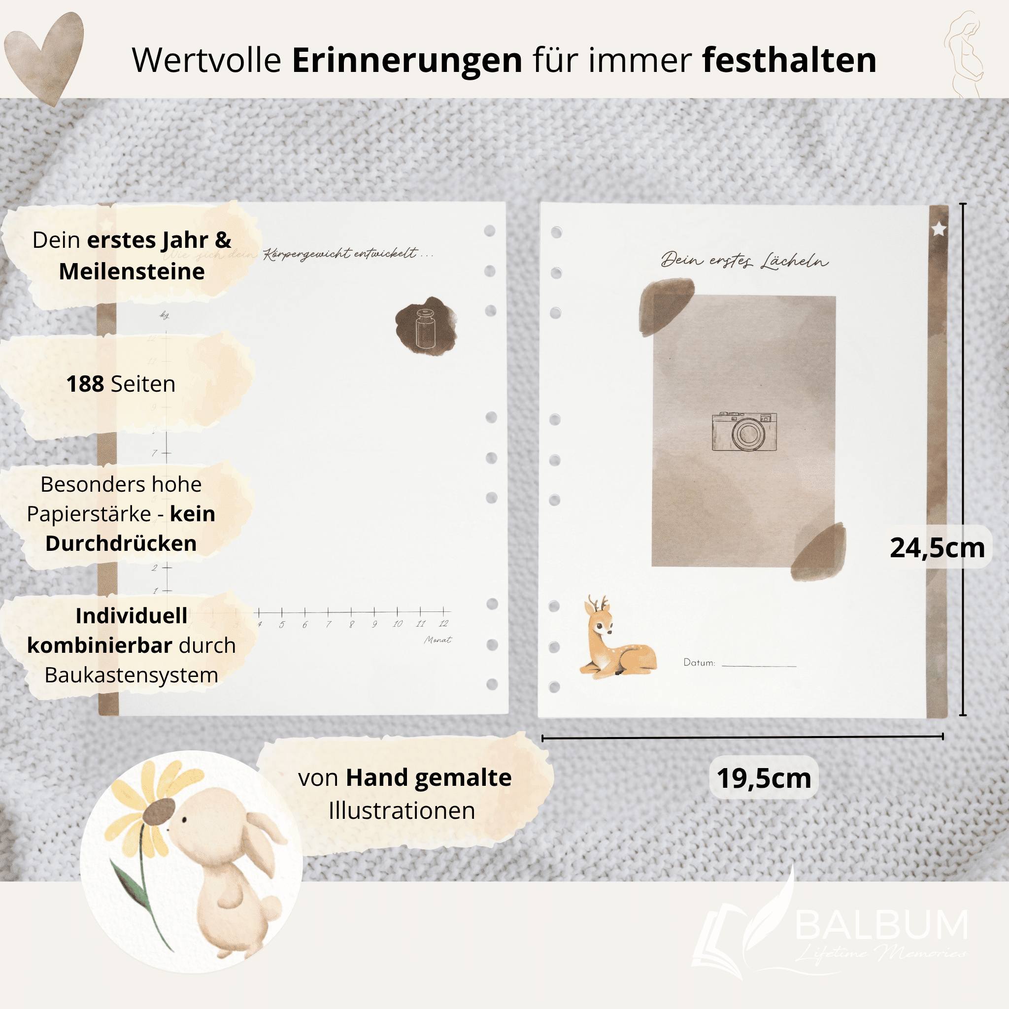 Dein erstes Jahr – Monat für Monat (Natur)