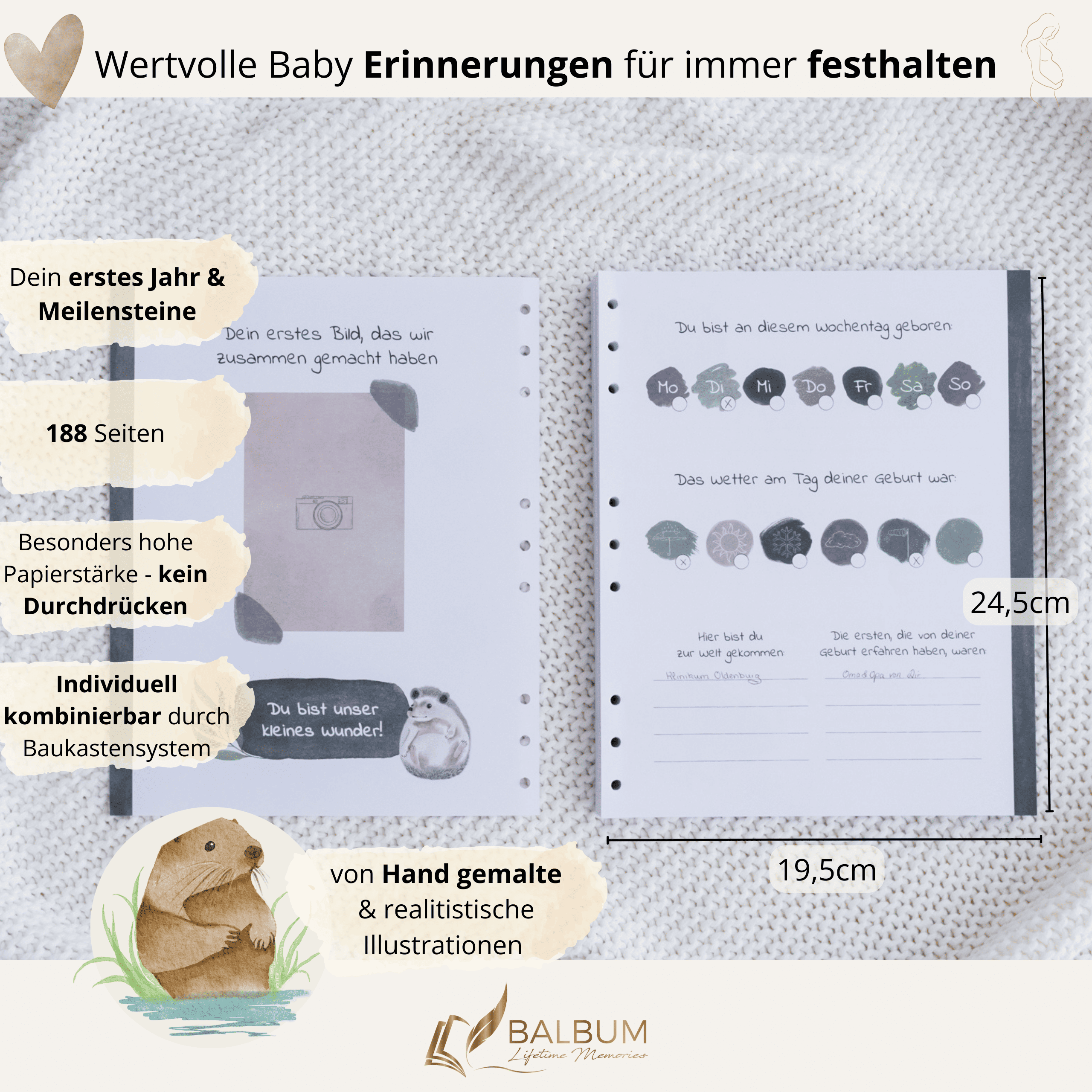 Dein erstes Jahr – Monat für Monat (Wald)