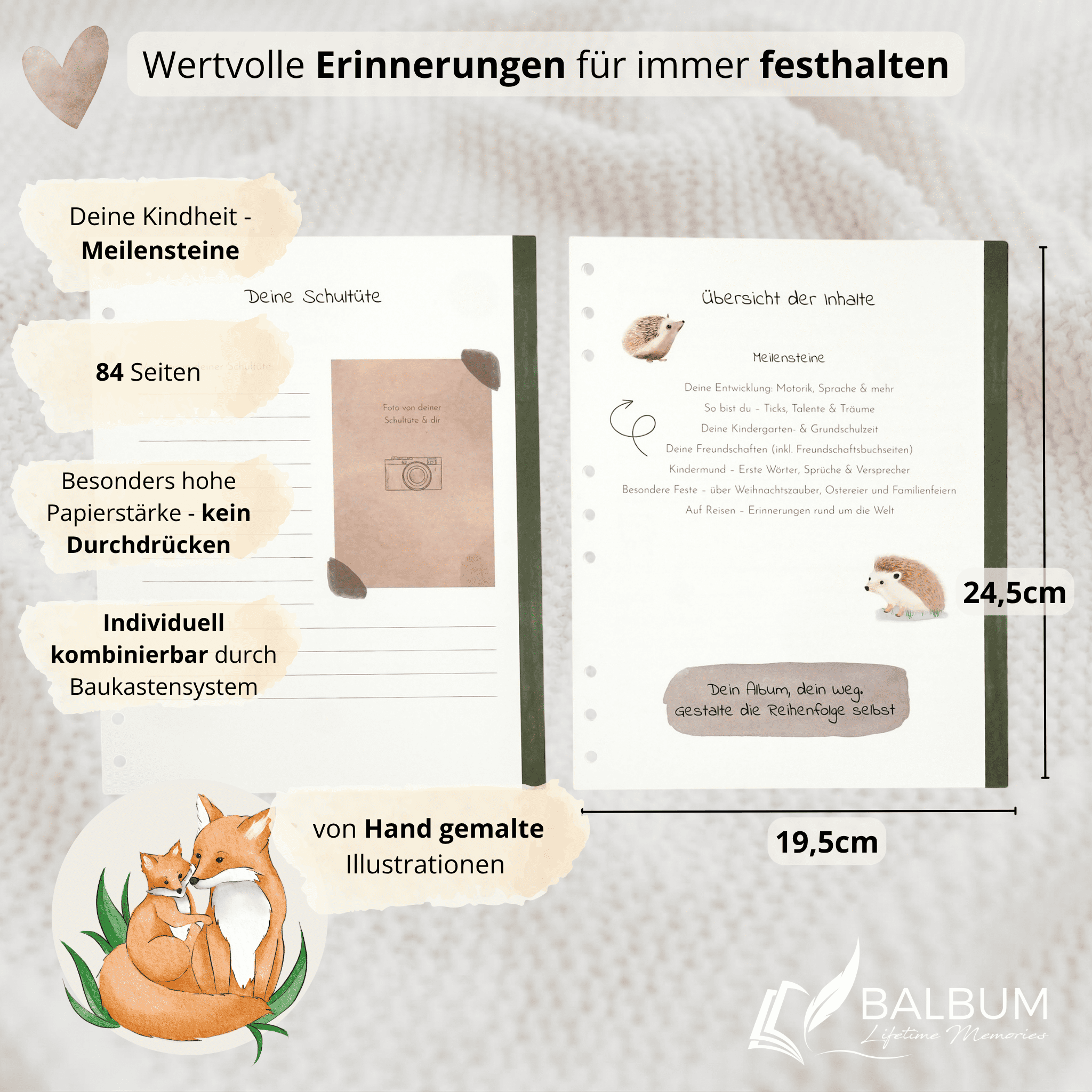 Kindheitsjahre – Meilensteine (Wald)
