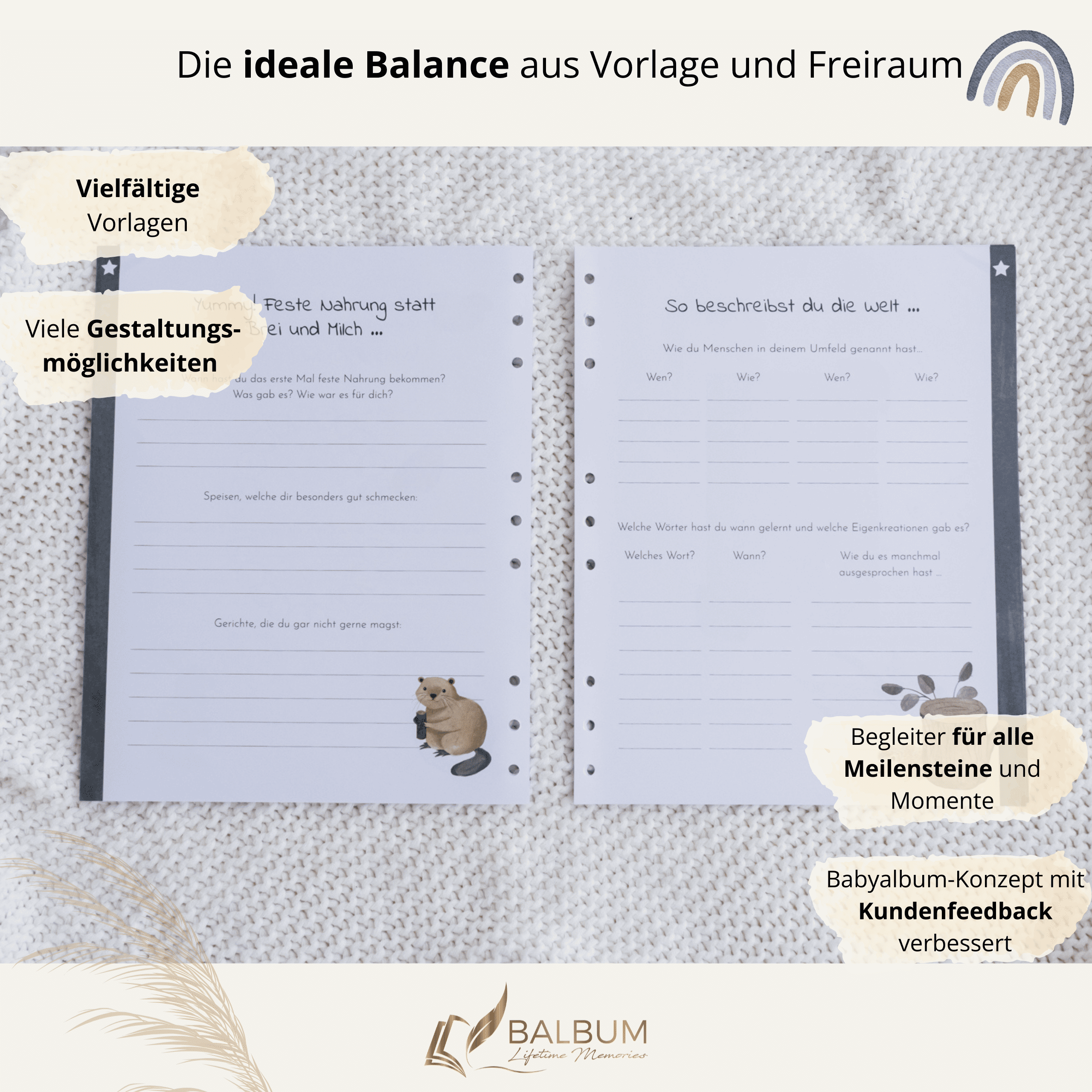 Dein erstes Jahr – Monat für Monat (Wald)