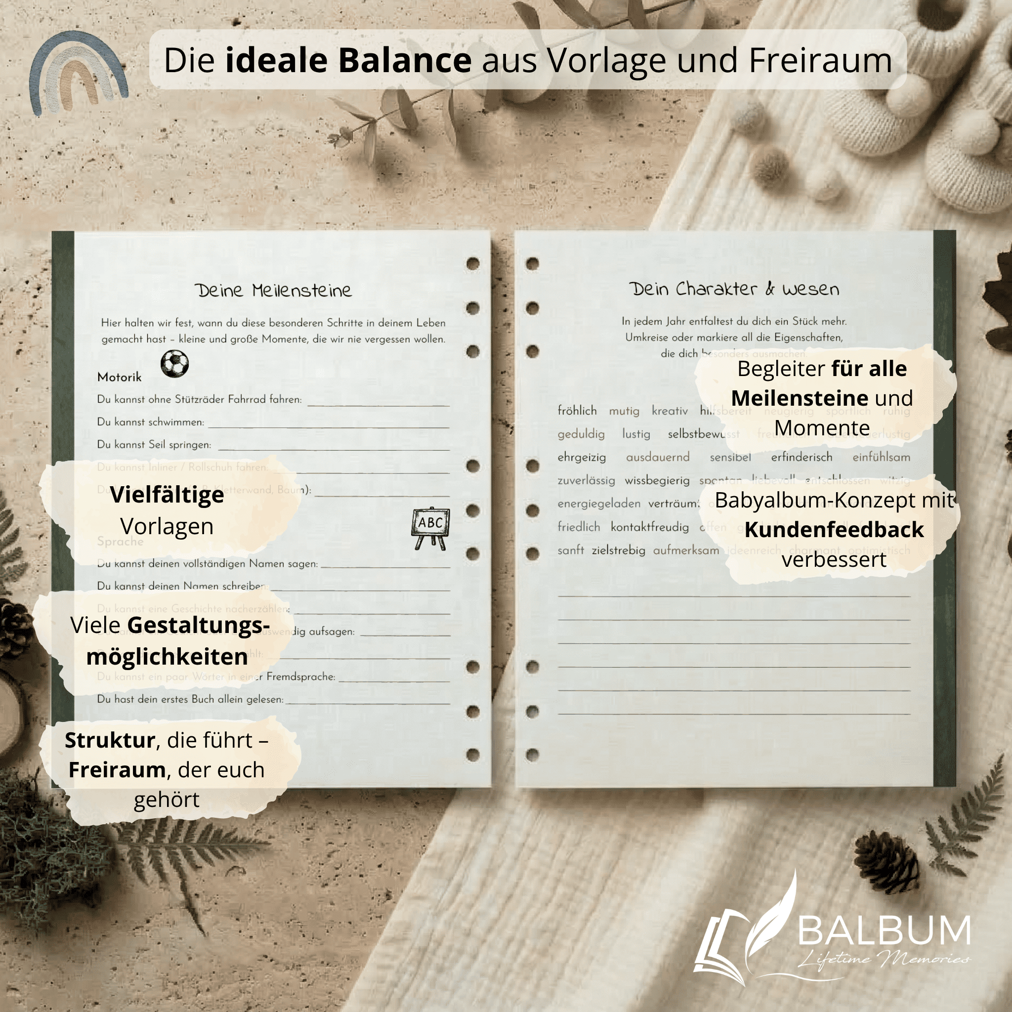 Kindheitsjahre – Meilensteine (Wald)