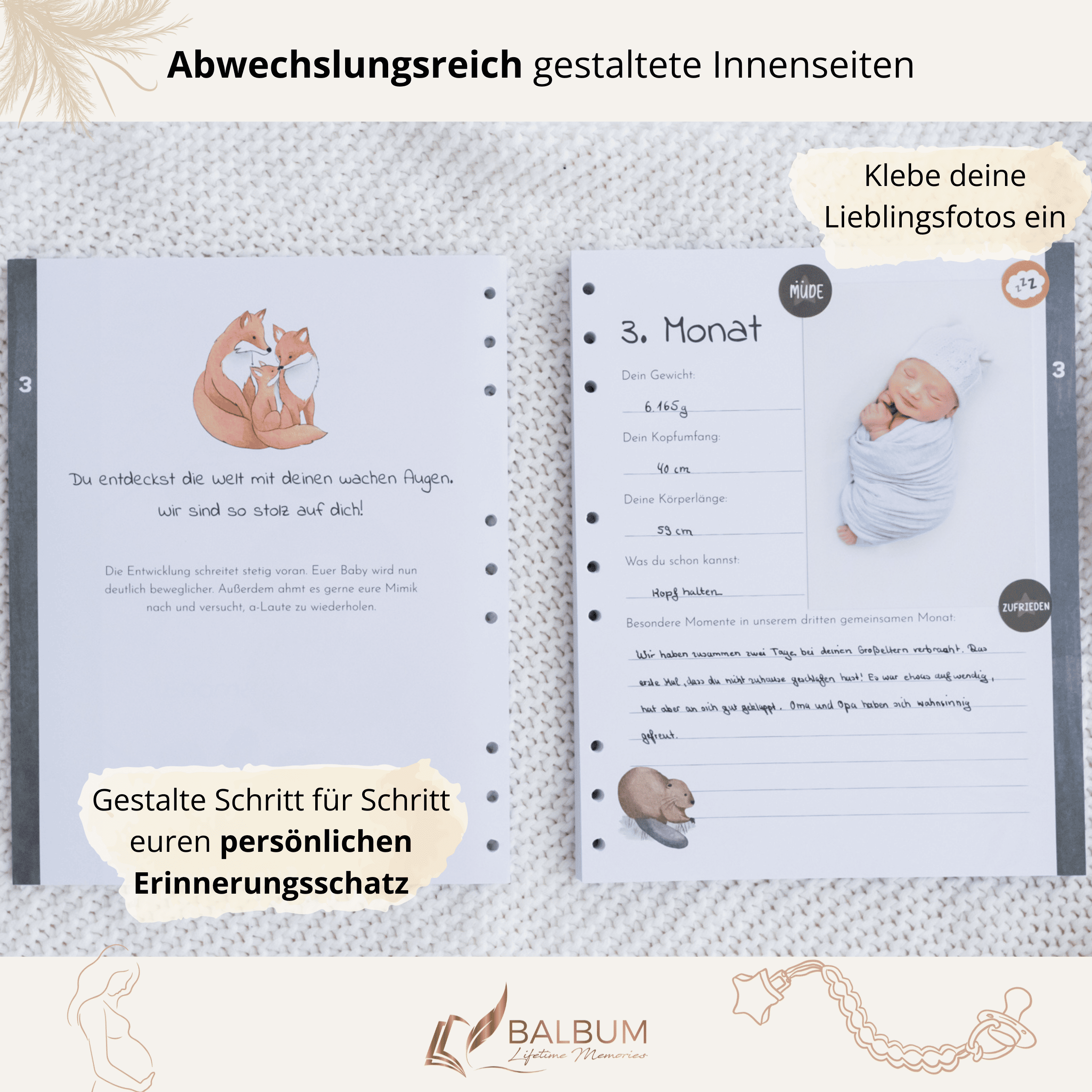 Dein erstes Jahr – Monat für Monat (Wald)