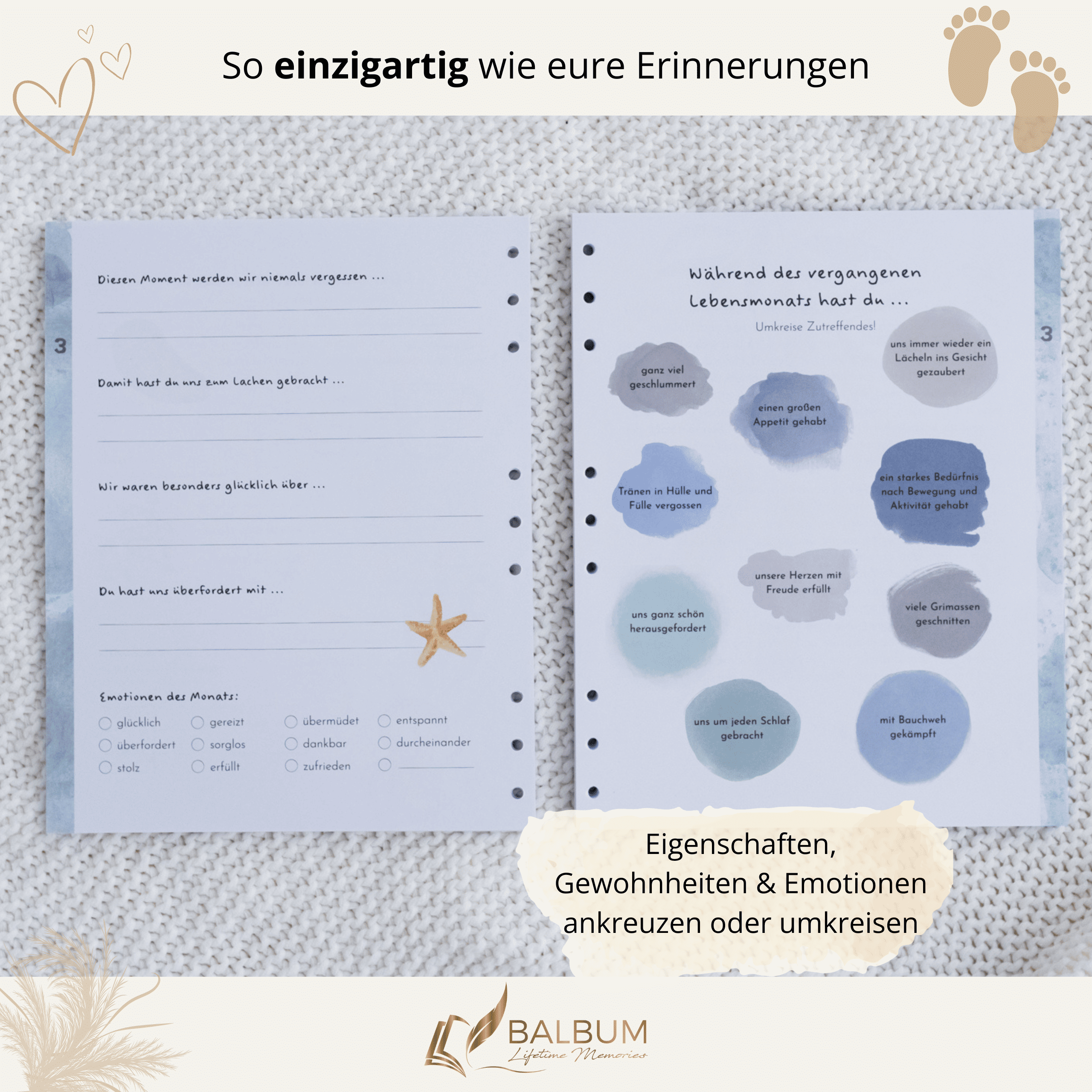 Dein erstes Jahr – Monat für Monat (Meer)