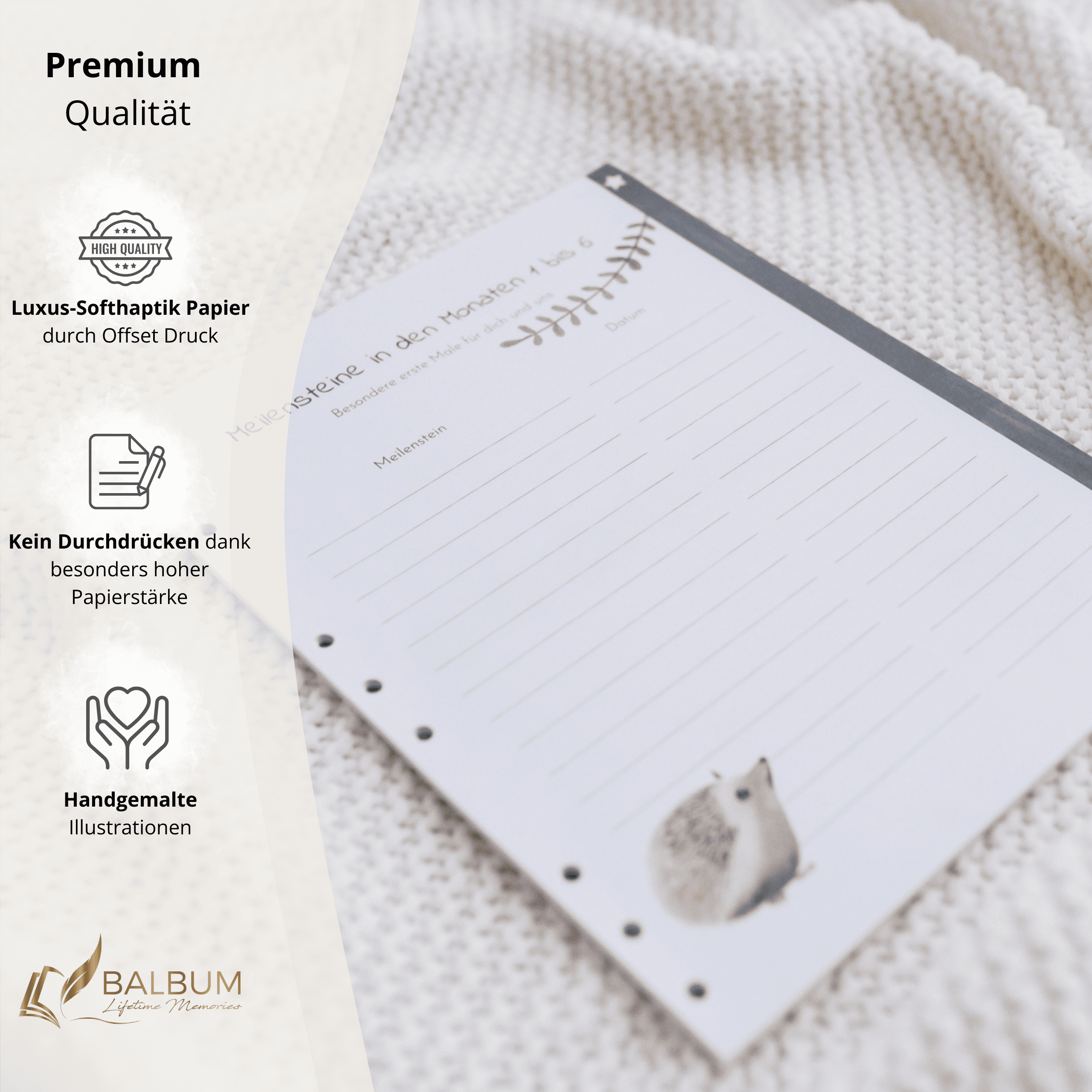 Dein erstes Jahr – Monat für Monat (Wald)