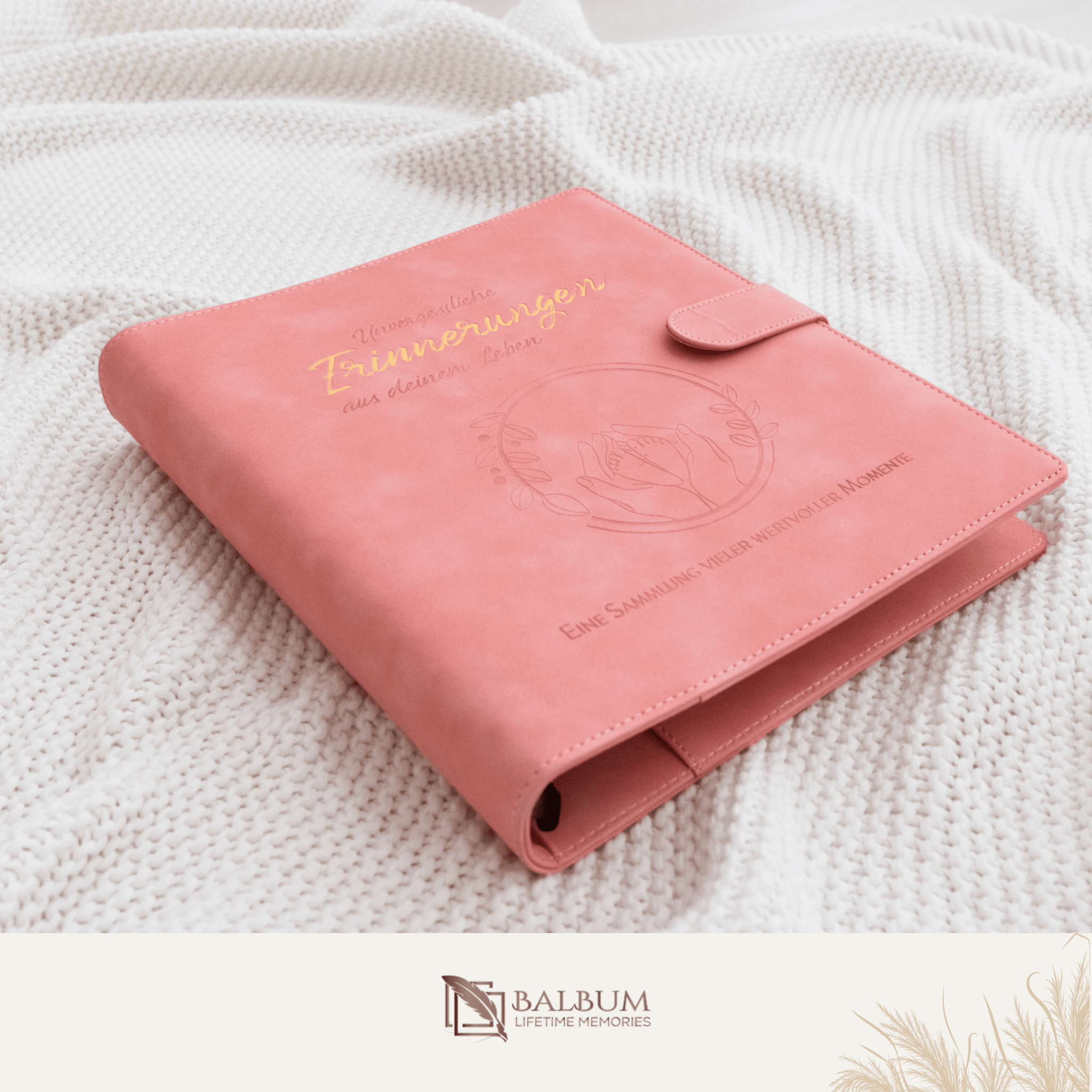 Ringbinder (Koralle) inkl. Geschenkbox