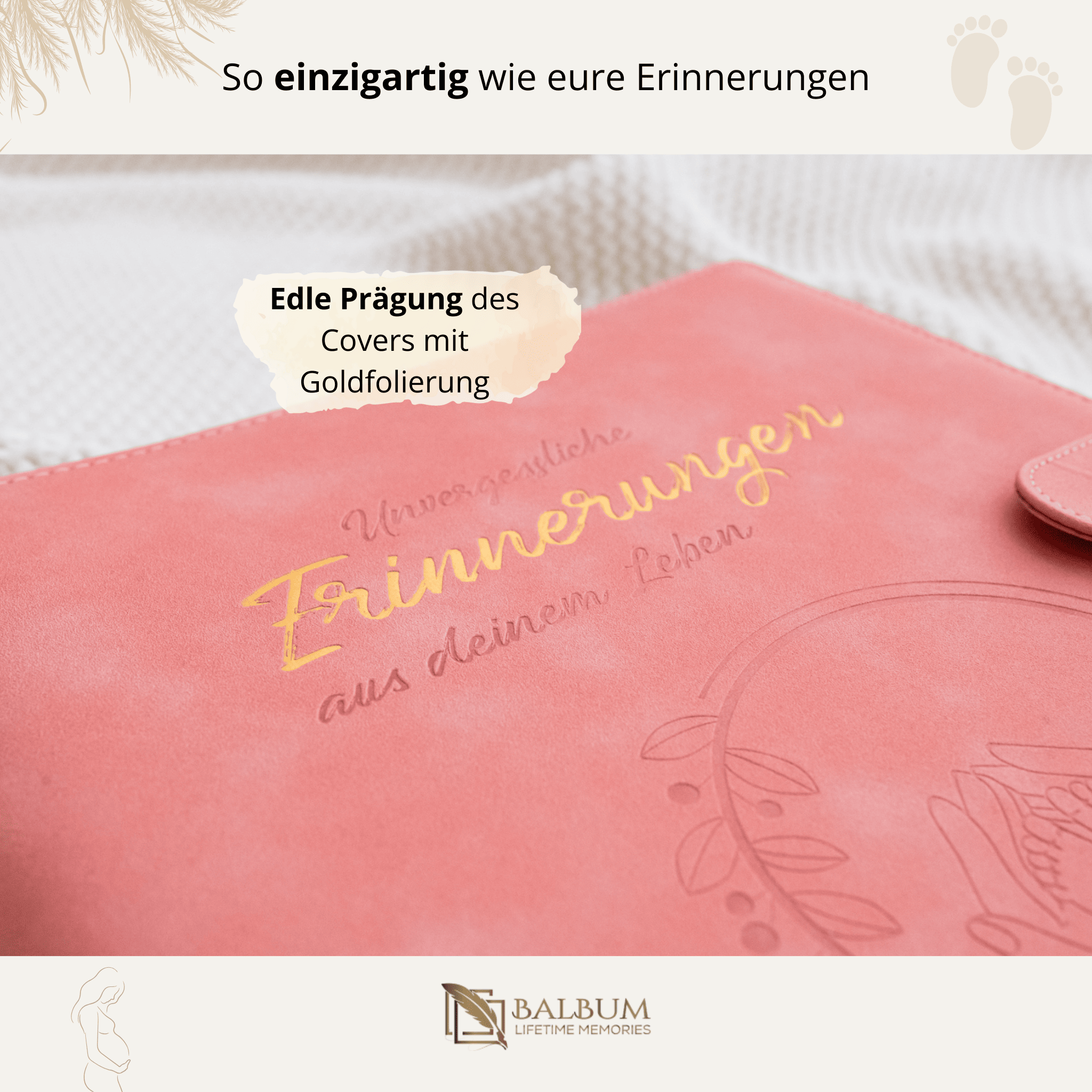 Ringbinder (Koralle) inkl. Geschenkbox