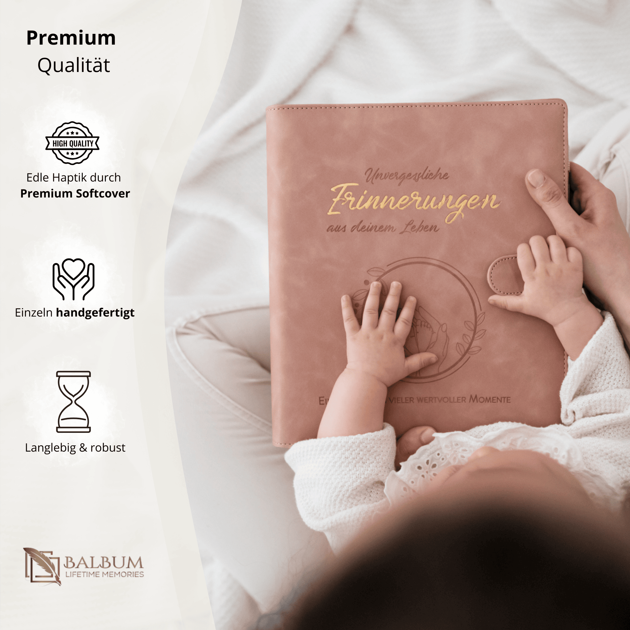 Ringbinder (Altrosa) inkl. Geschenkbox