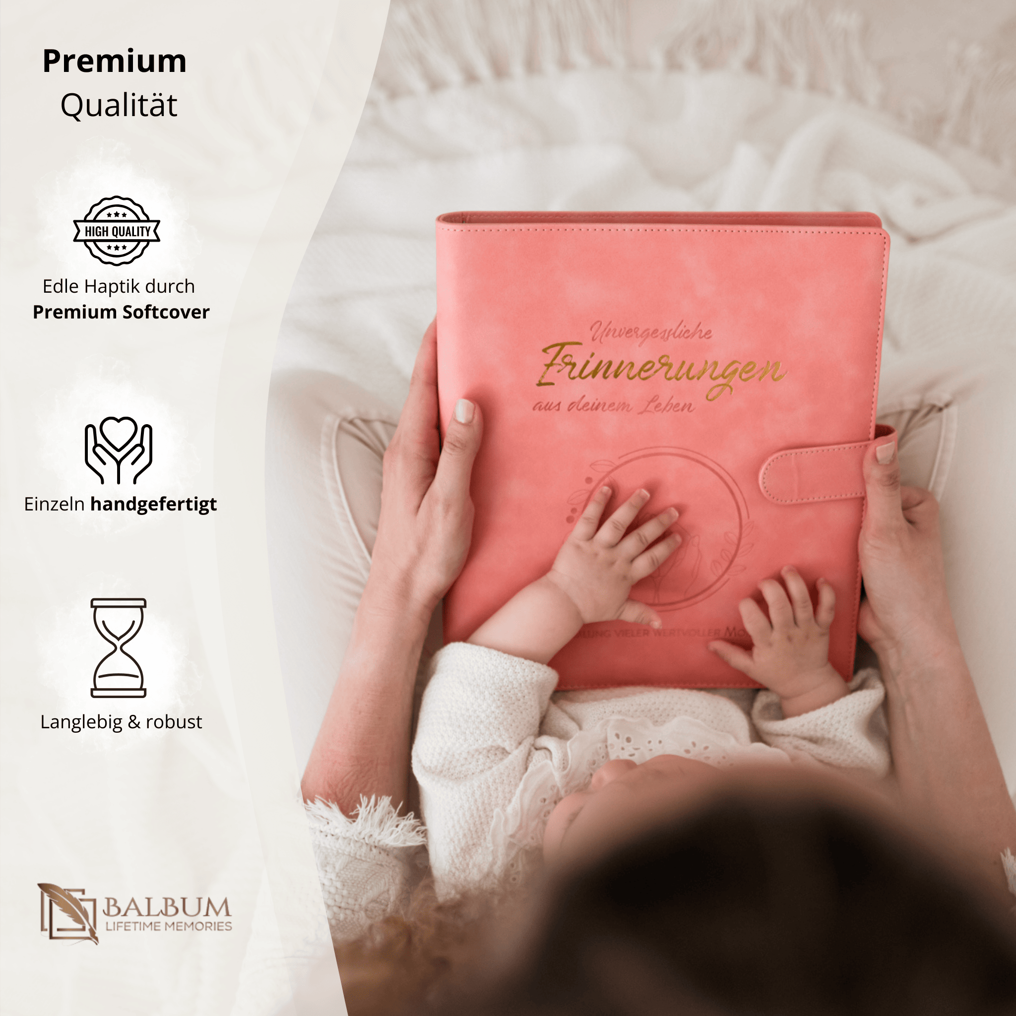 Ringbinder (Koralle) inkl. Geschenkbox