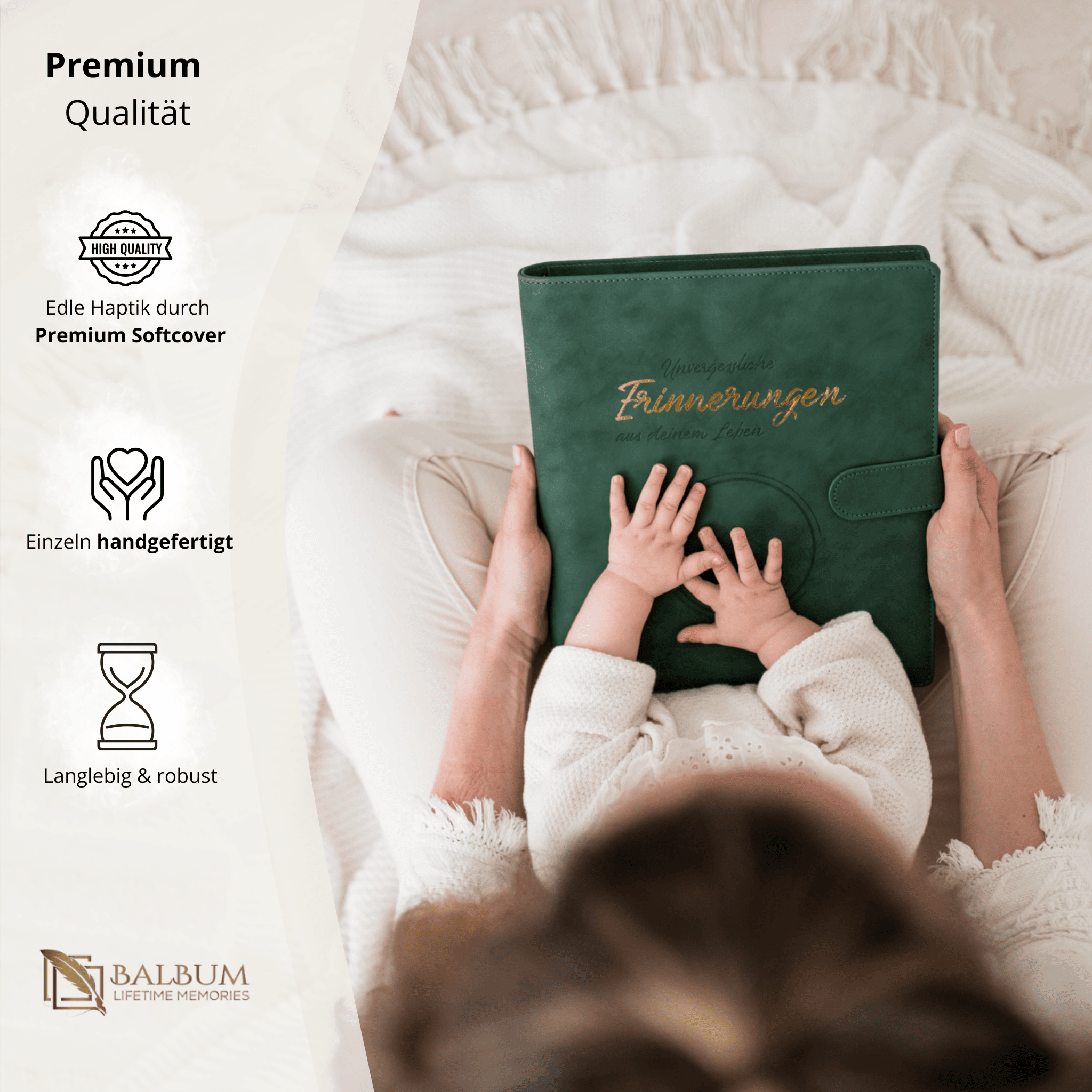 Ringbinder (Dunkelgrün) inkl. Geschenkbox