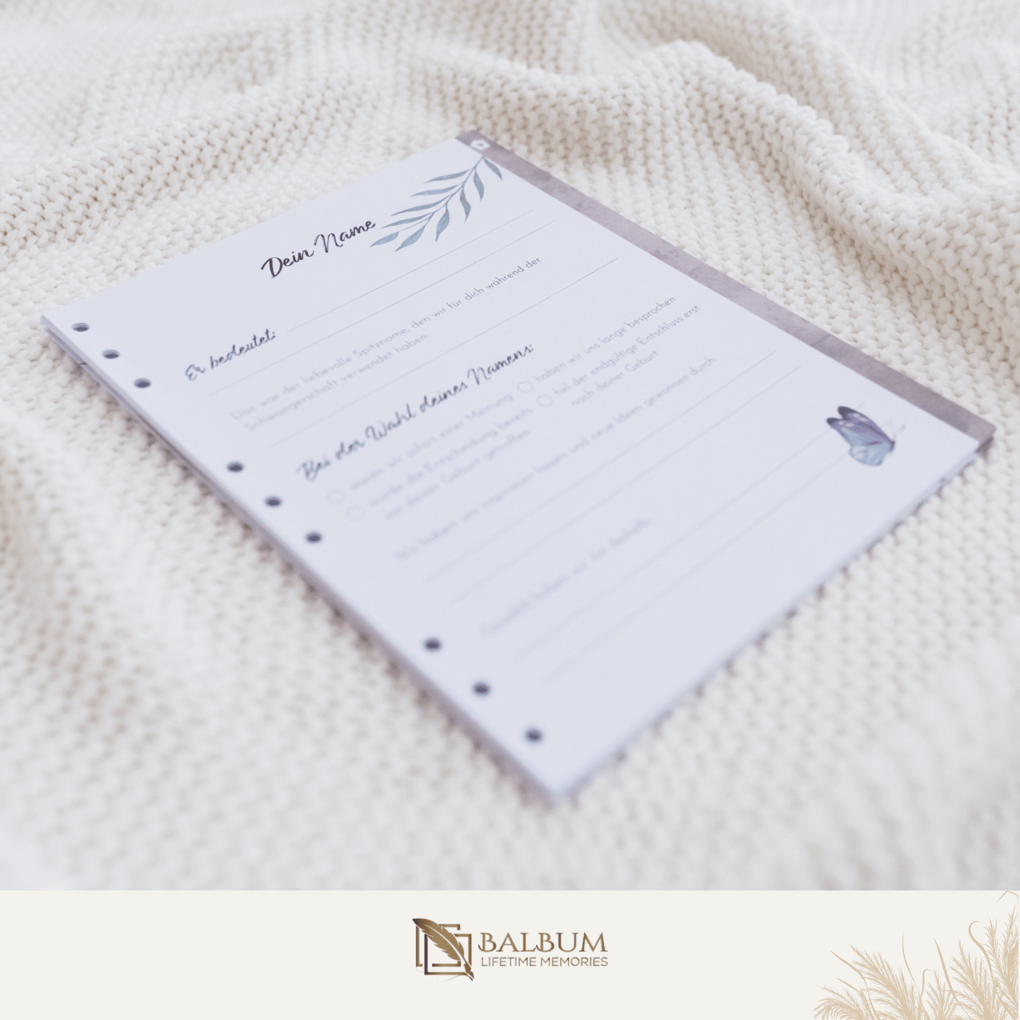 Familienglück mit 42 Seiten (Blumen)