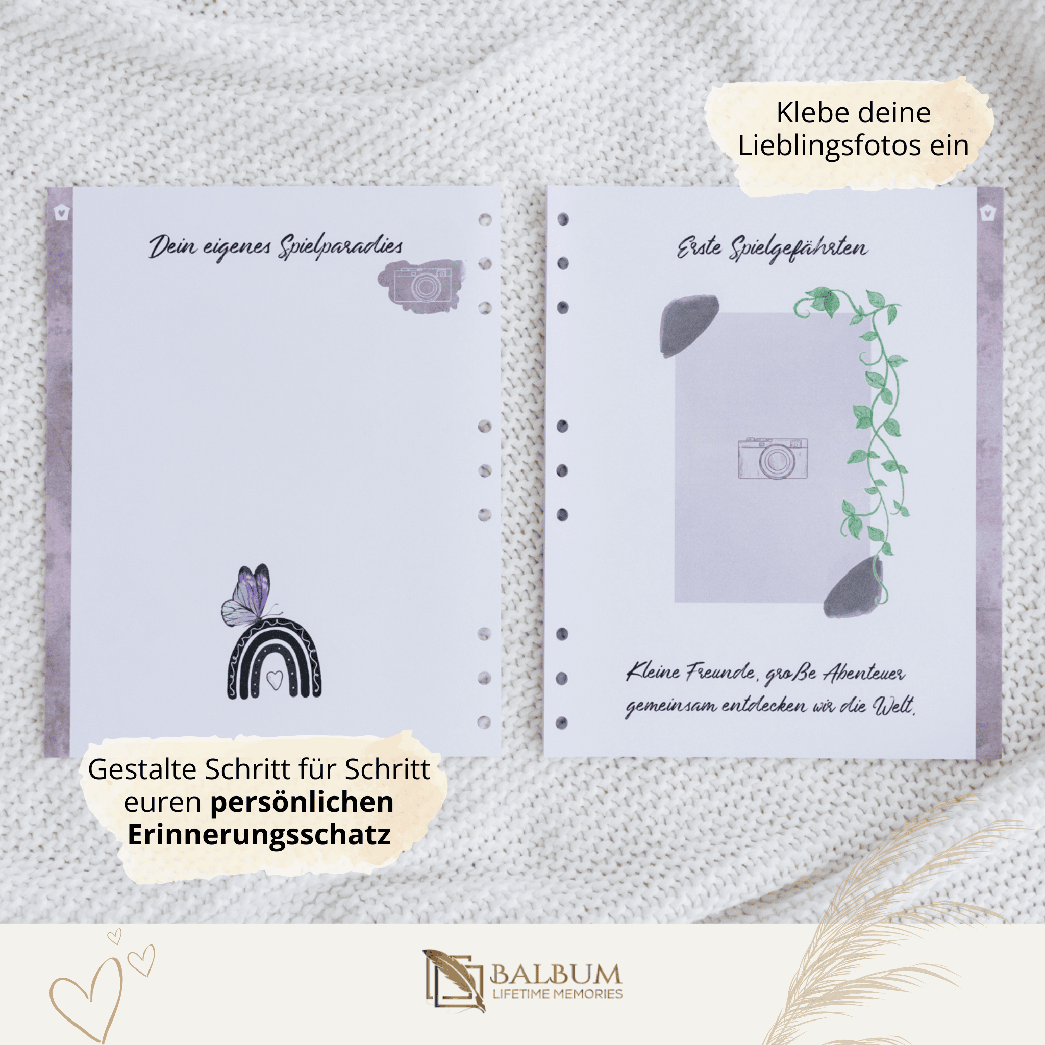 Familienglück mit 42 Seiten (Blumen)