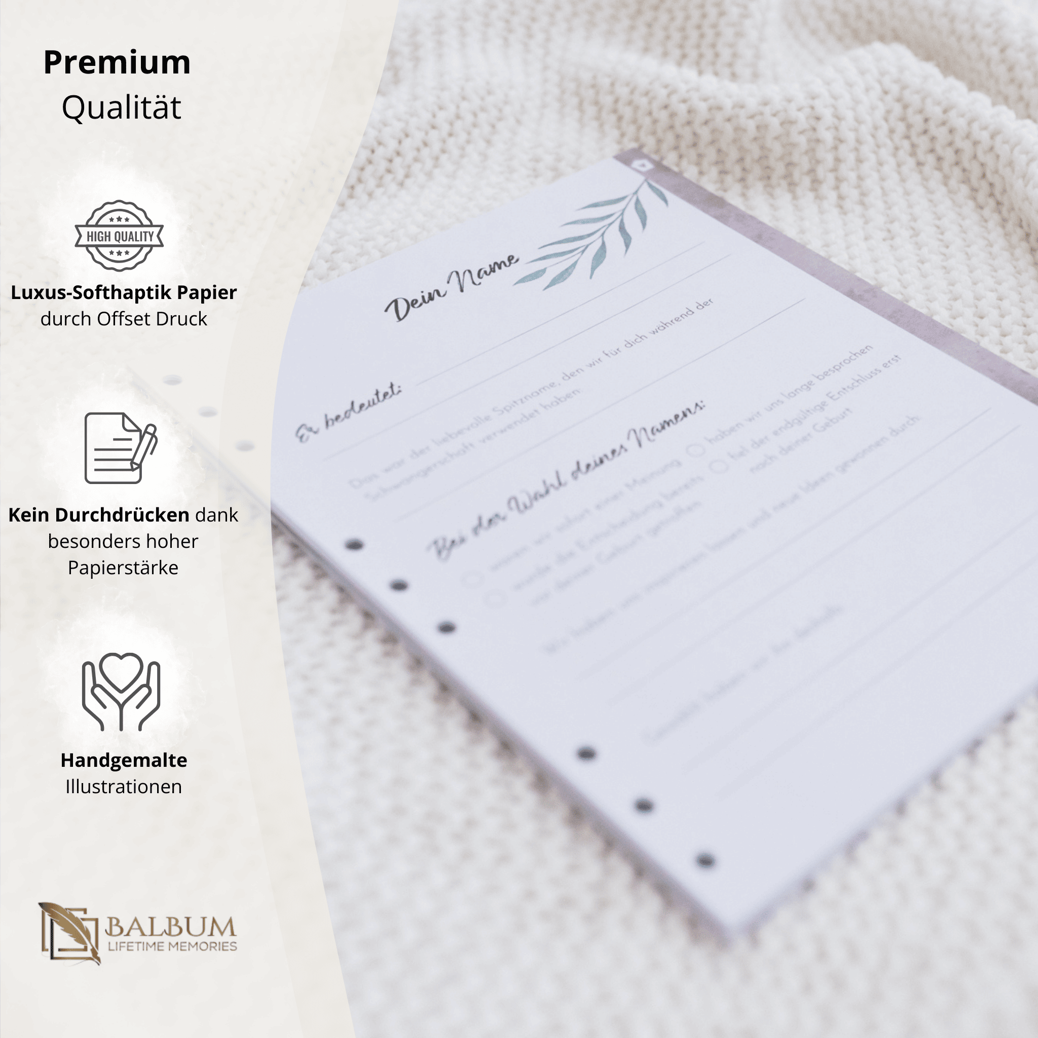 Familienglück mit 42 Seiten (Blumen)