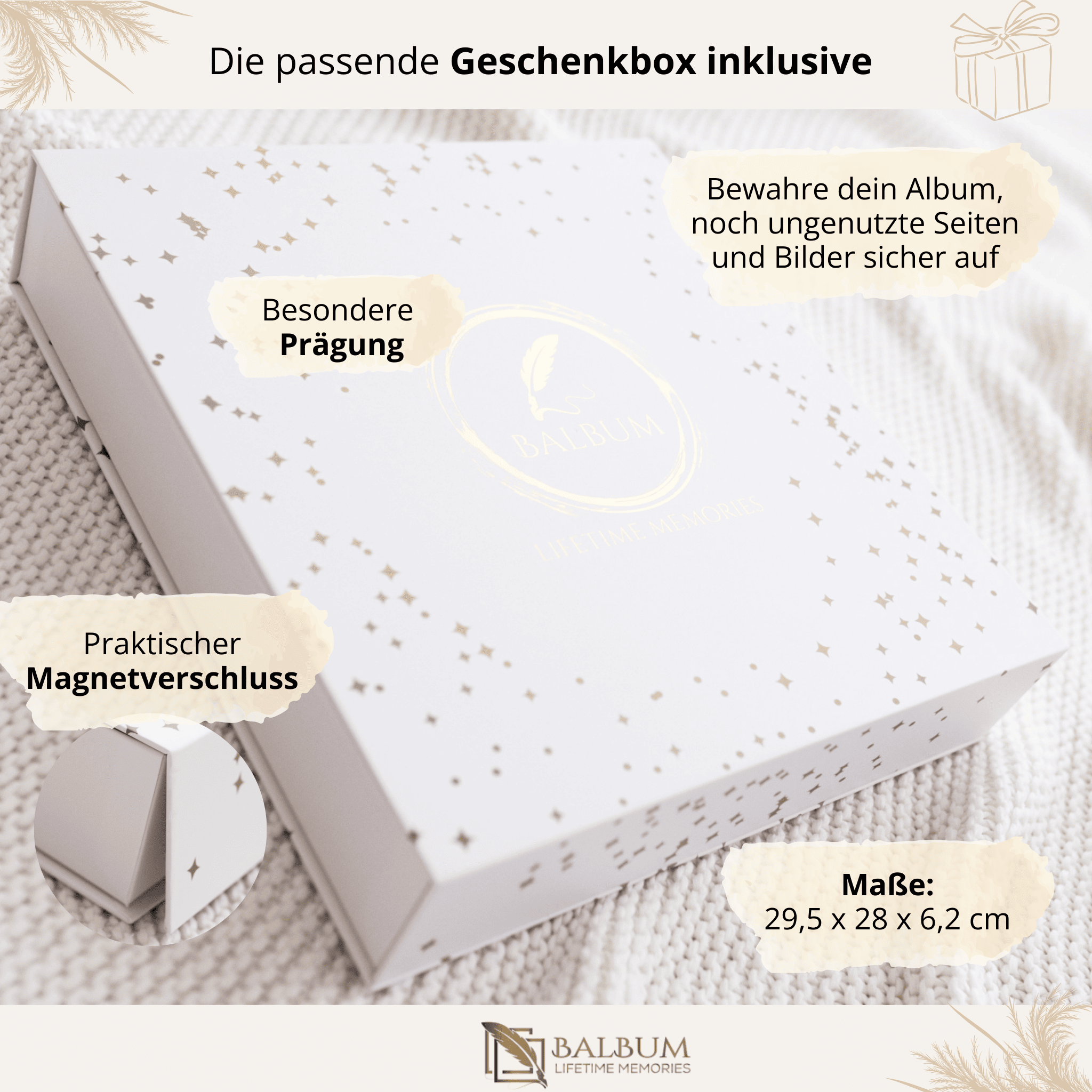 Ringbinder (Koralle) inkl. Geschenkbox