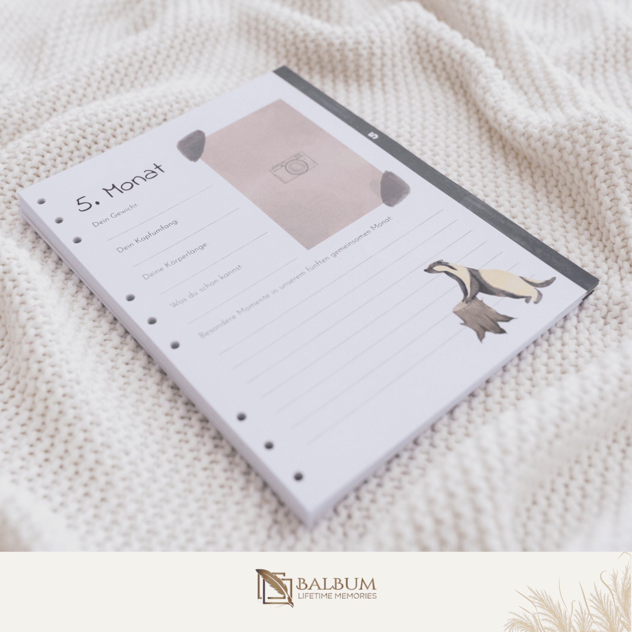 Basis: Unser erstes gemeinsames Jahr mit 156 Seiten (Wald)