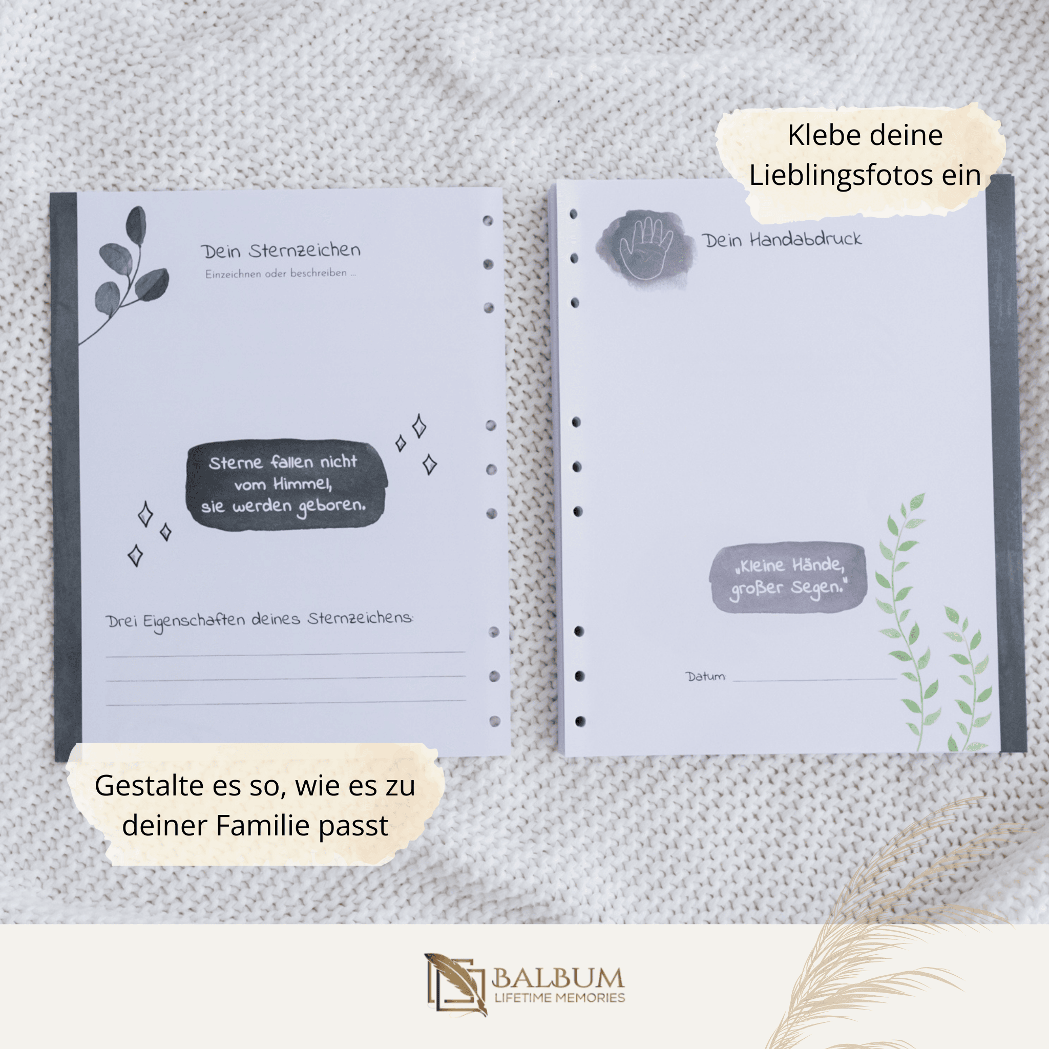 Basis: Unser erstes gemeinsames Jahr mit 156 Seiten (Wald)