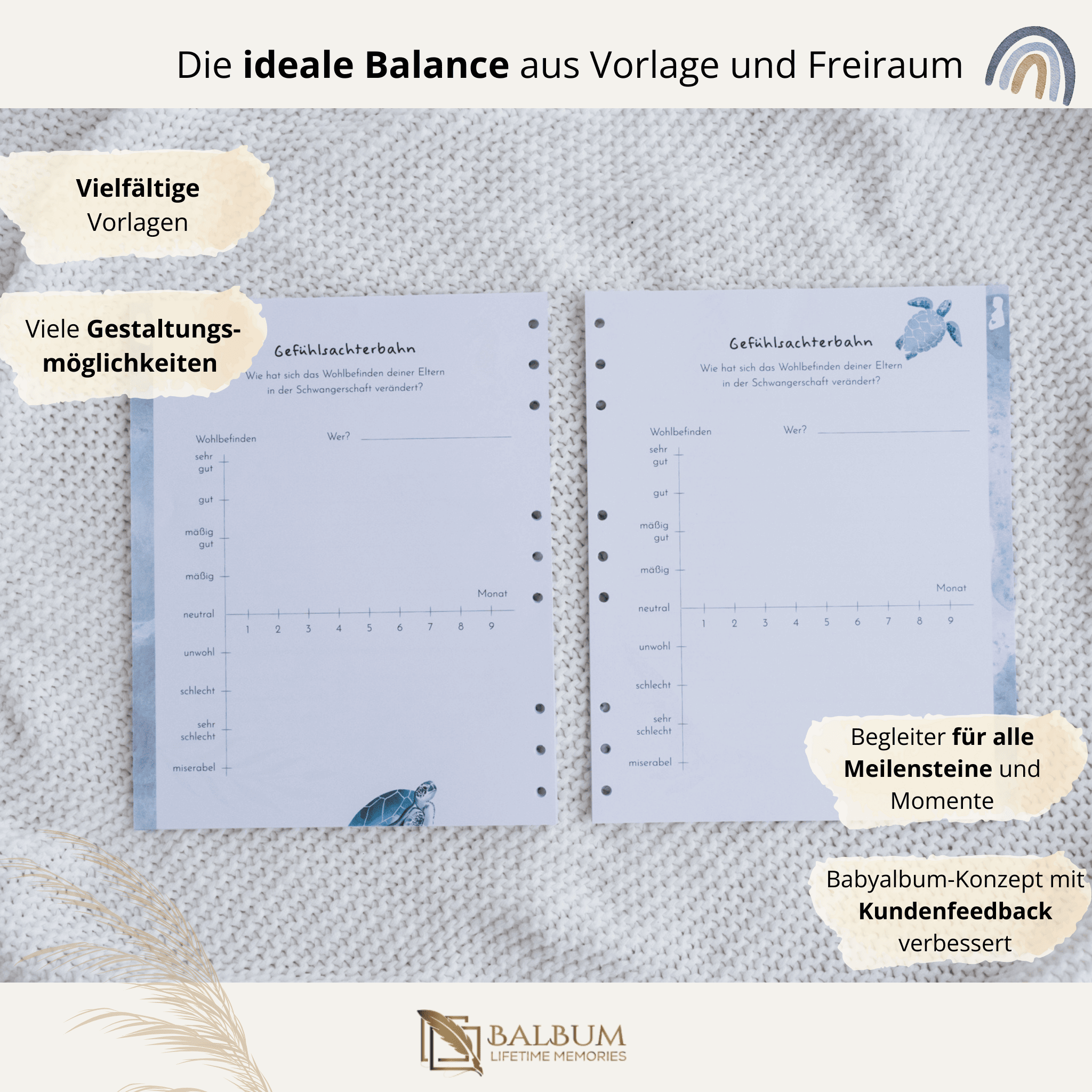 Schwangerschaft mit 82 Seiten (Meer)