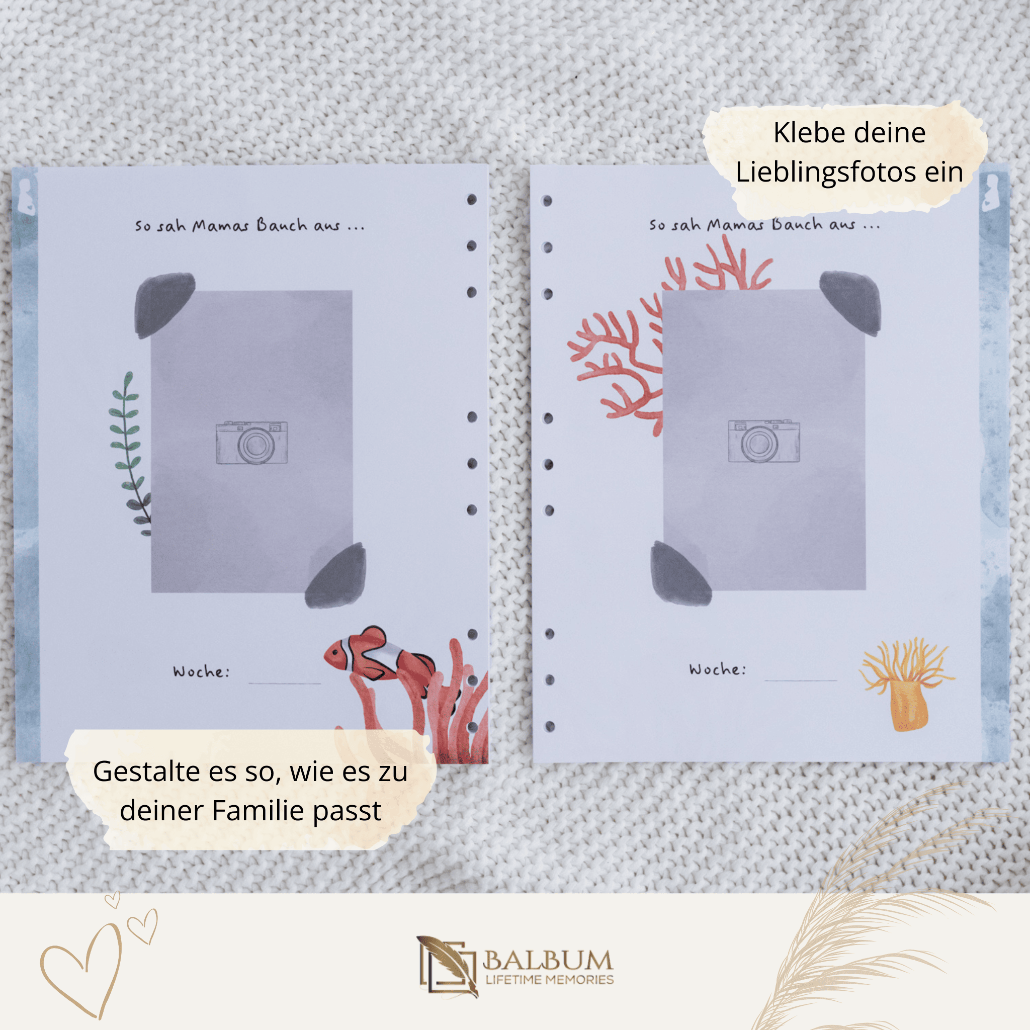 Schwangerschaft mit 82 Seiten (Meer)