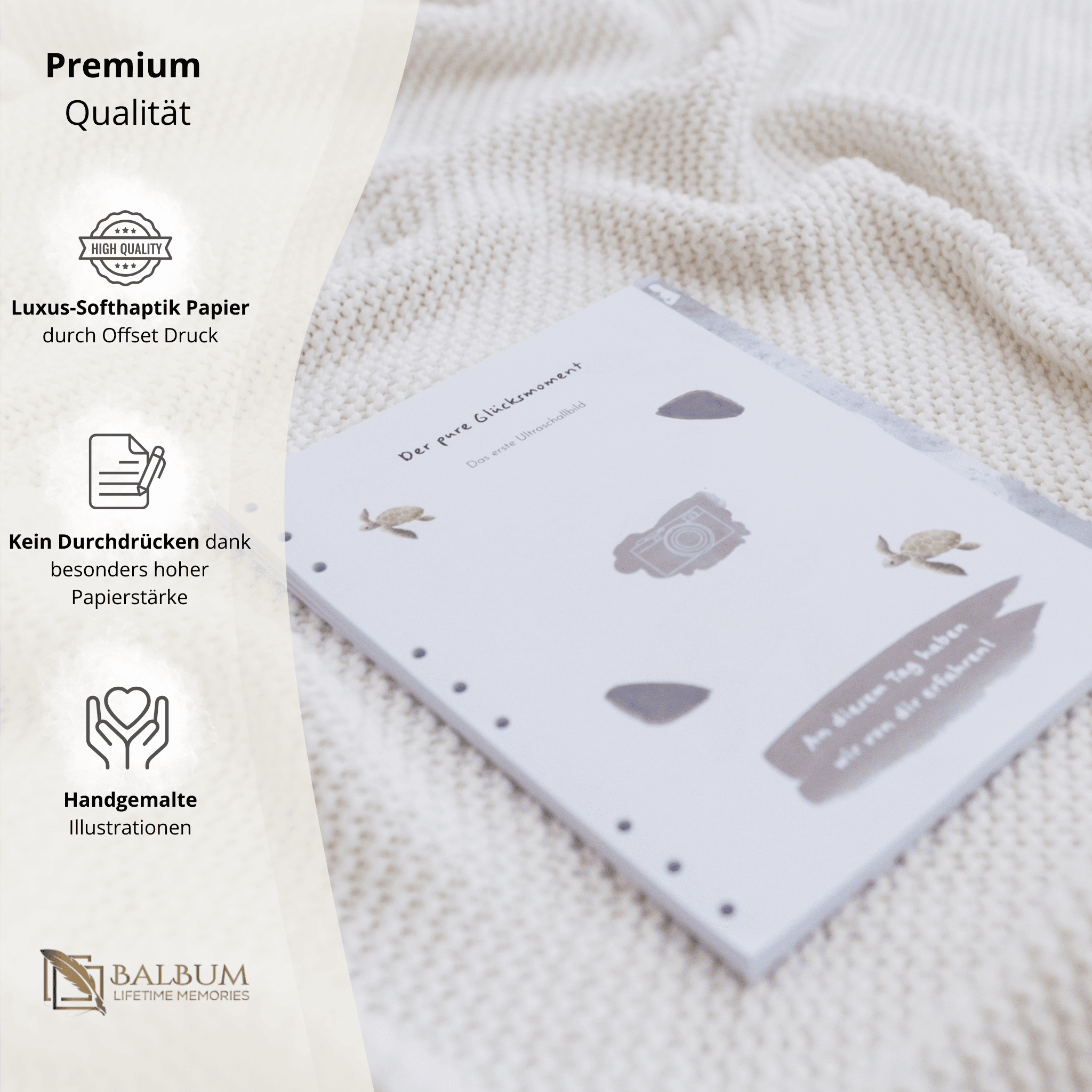 Schwangerschaft mit 82 Seiten (Meer)