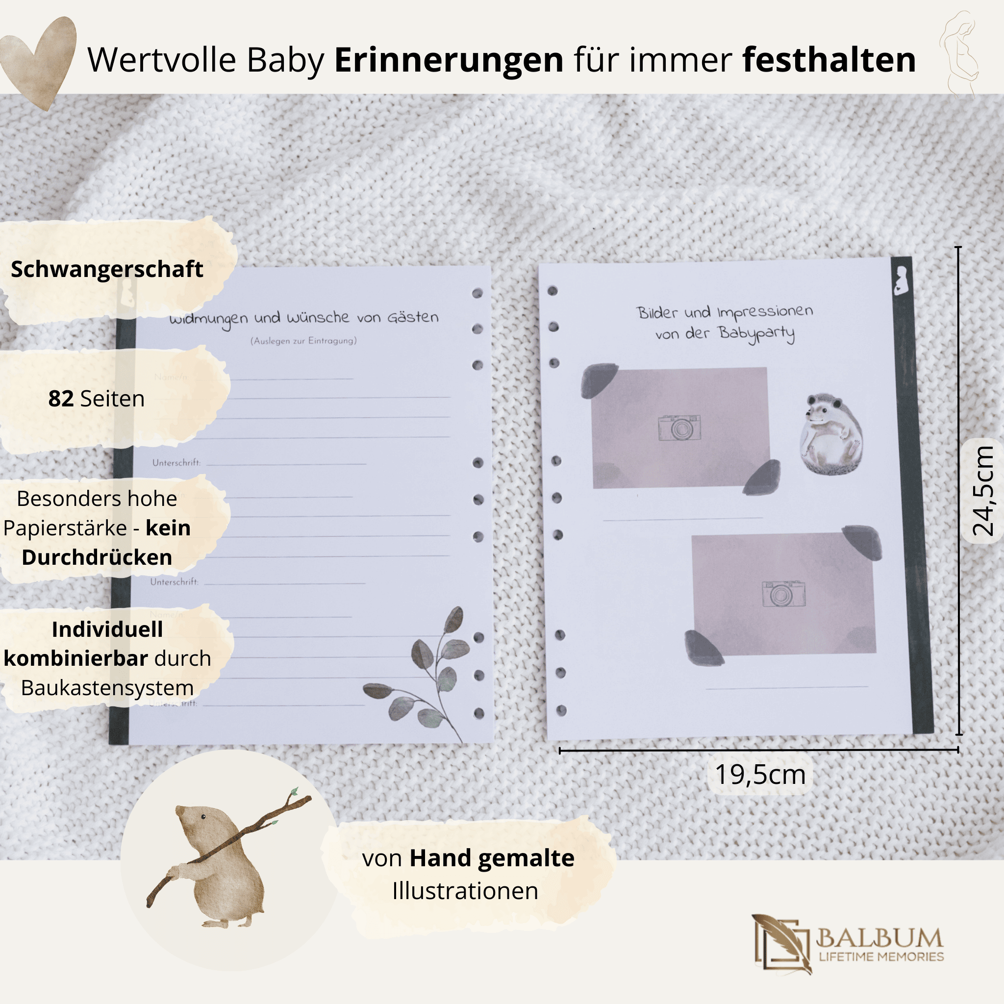 Schwangerschaft mit 82 Seiten (Wald)
