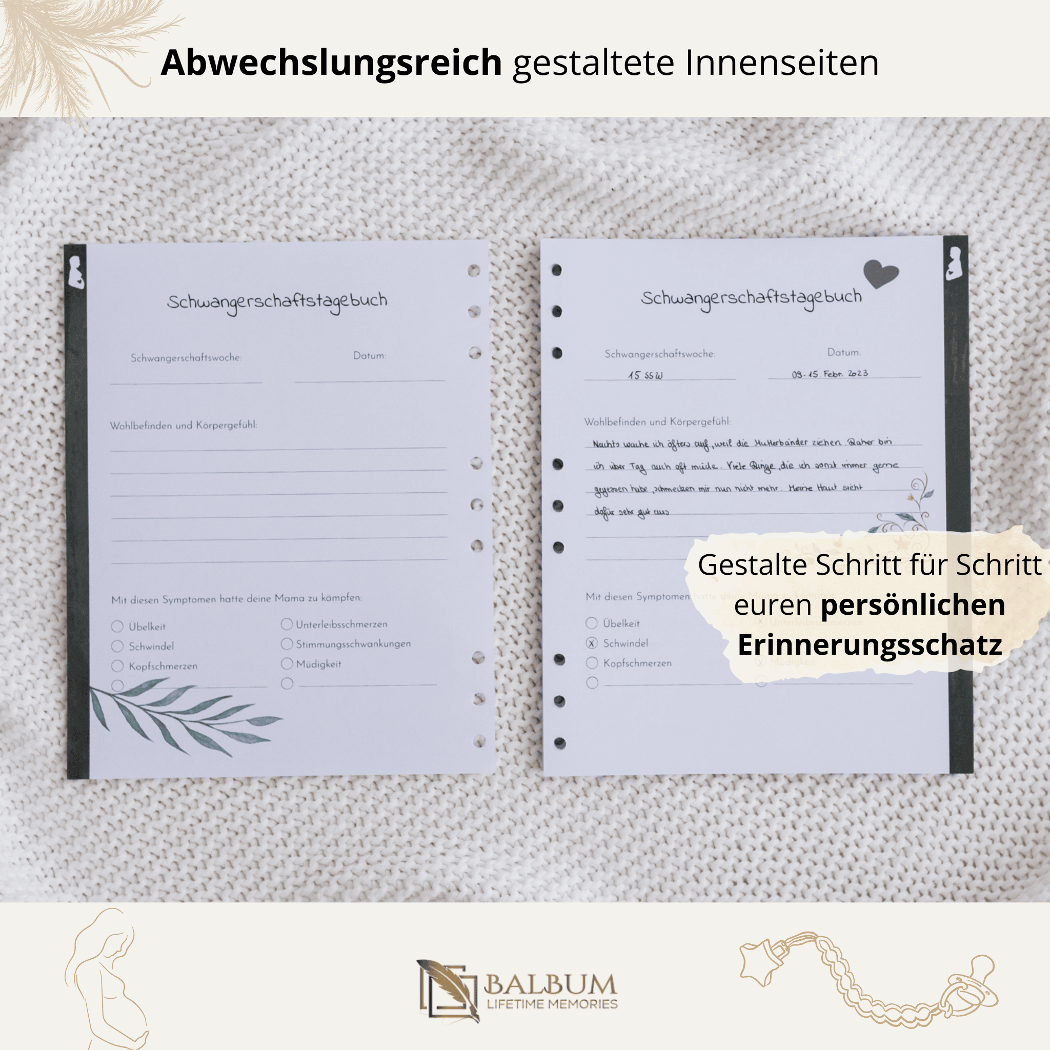 Schwangerschaft mit 82 Seiten (Wald)