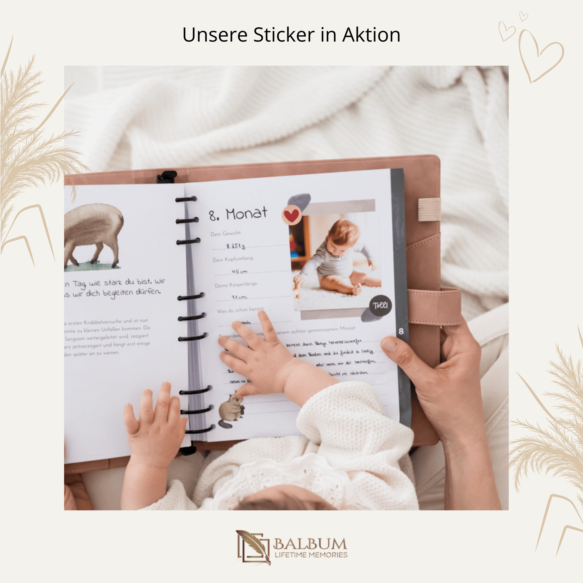 Sticker-Set Babybuch (188 Stück)