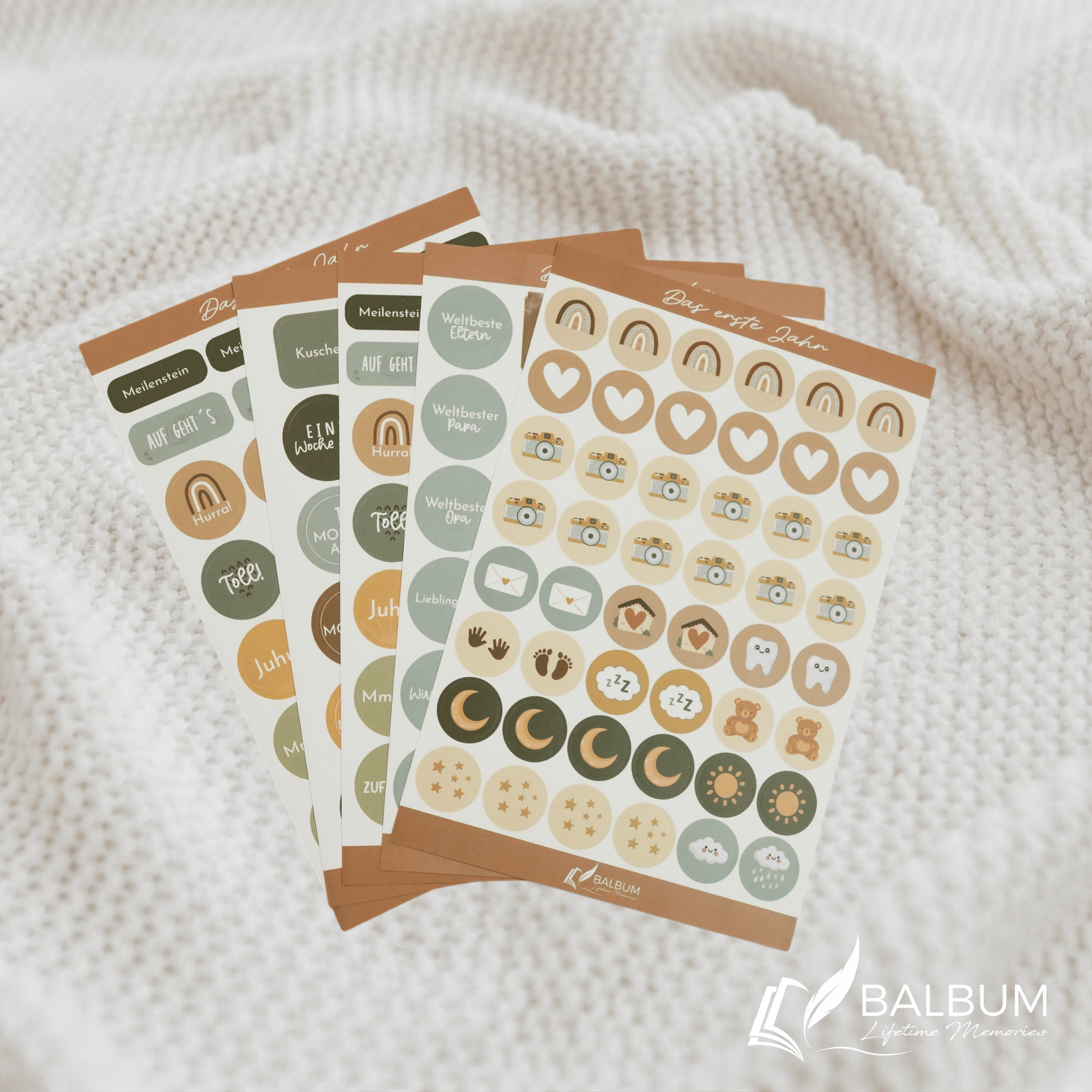 Sticker-Set Babyzeit