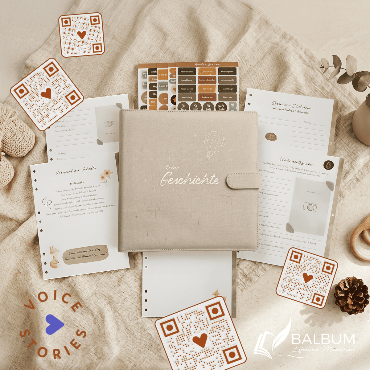 Kindheitsjahre Bundle – Natur | Einband Beige