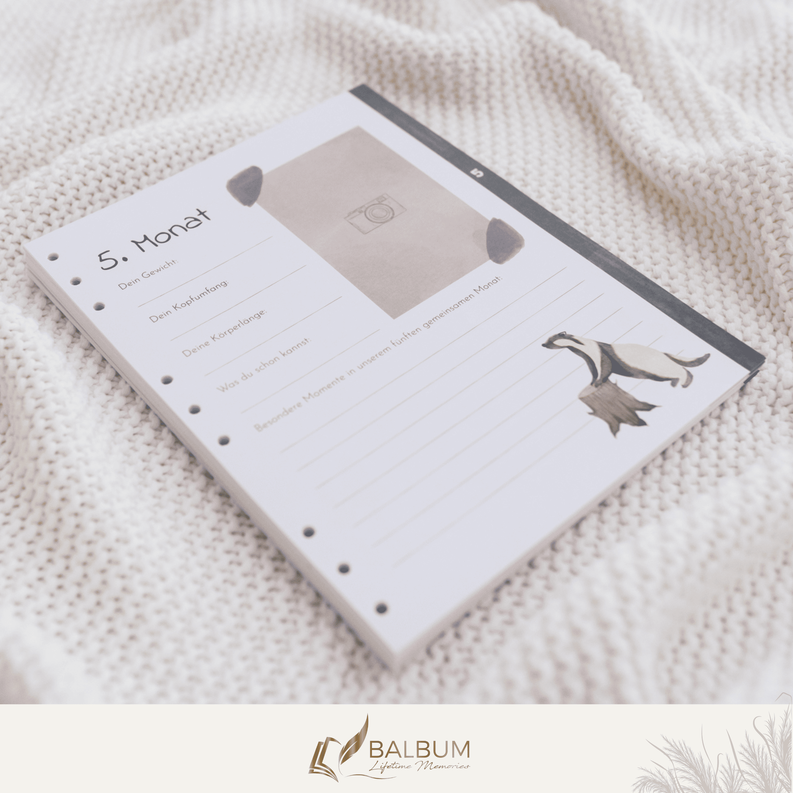 Dein erstes Jahr – Monat für Monat (Wald)