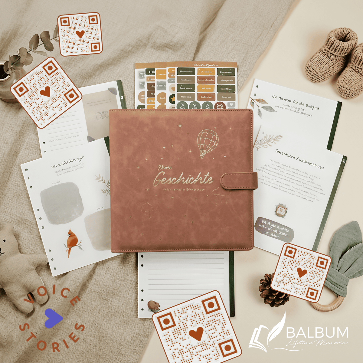 Kindheitsjahre Bundle – Wald | Einband Altrosa