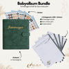 Babyalbum Bundle – Schwangerschaft & erstes Jahr – Wald | Einband Dunkelgrün