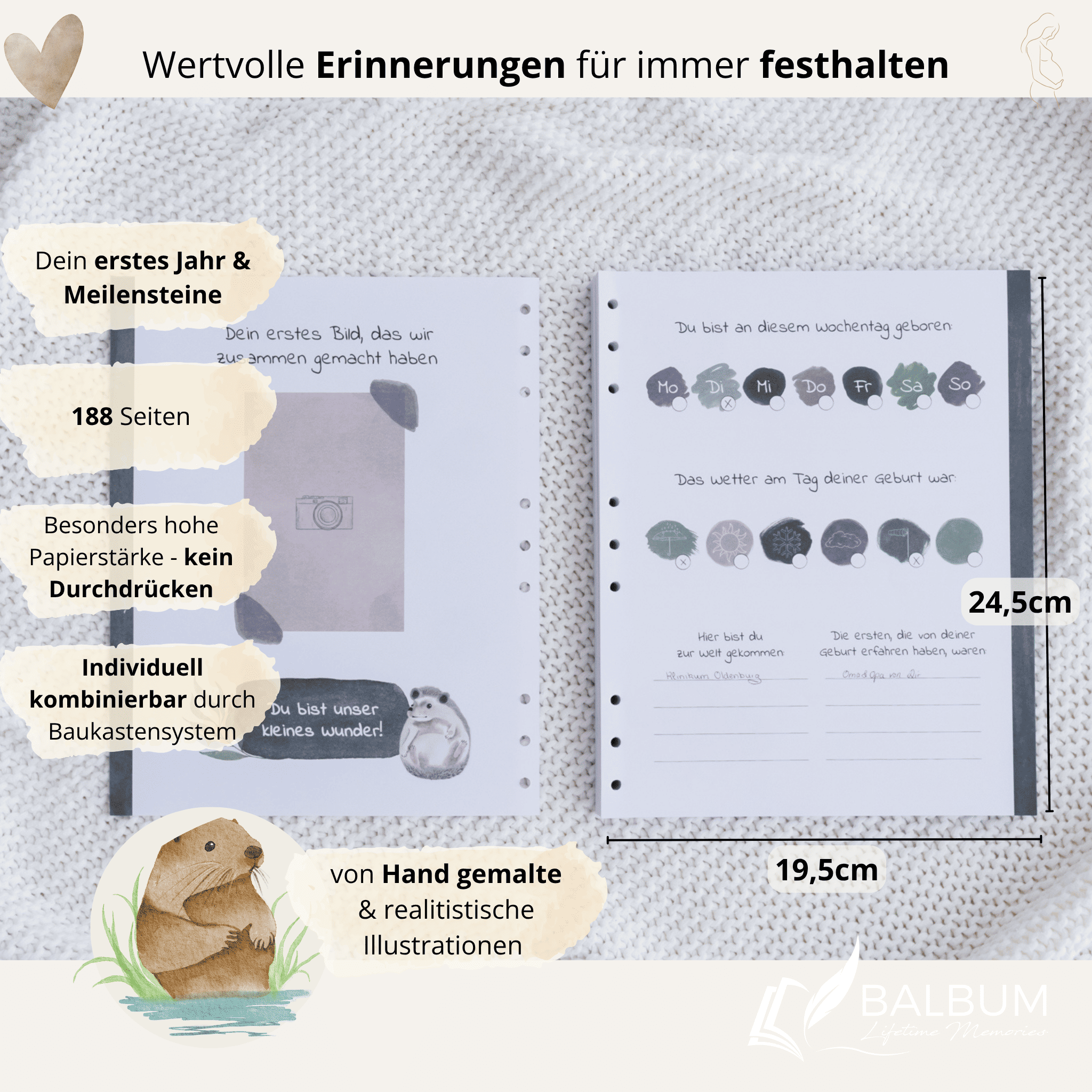 Dein erstes Jahr – Monat für Monat (Wald)