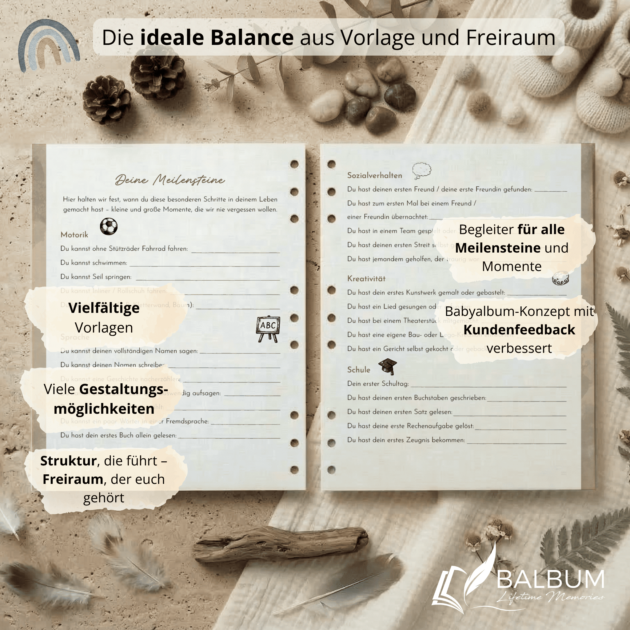 Kindheitsjahre – Meilensteine (Natur)