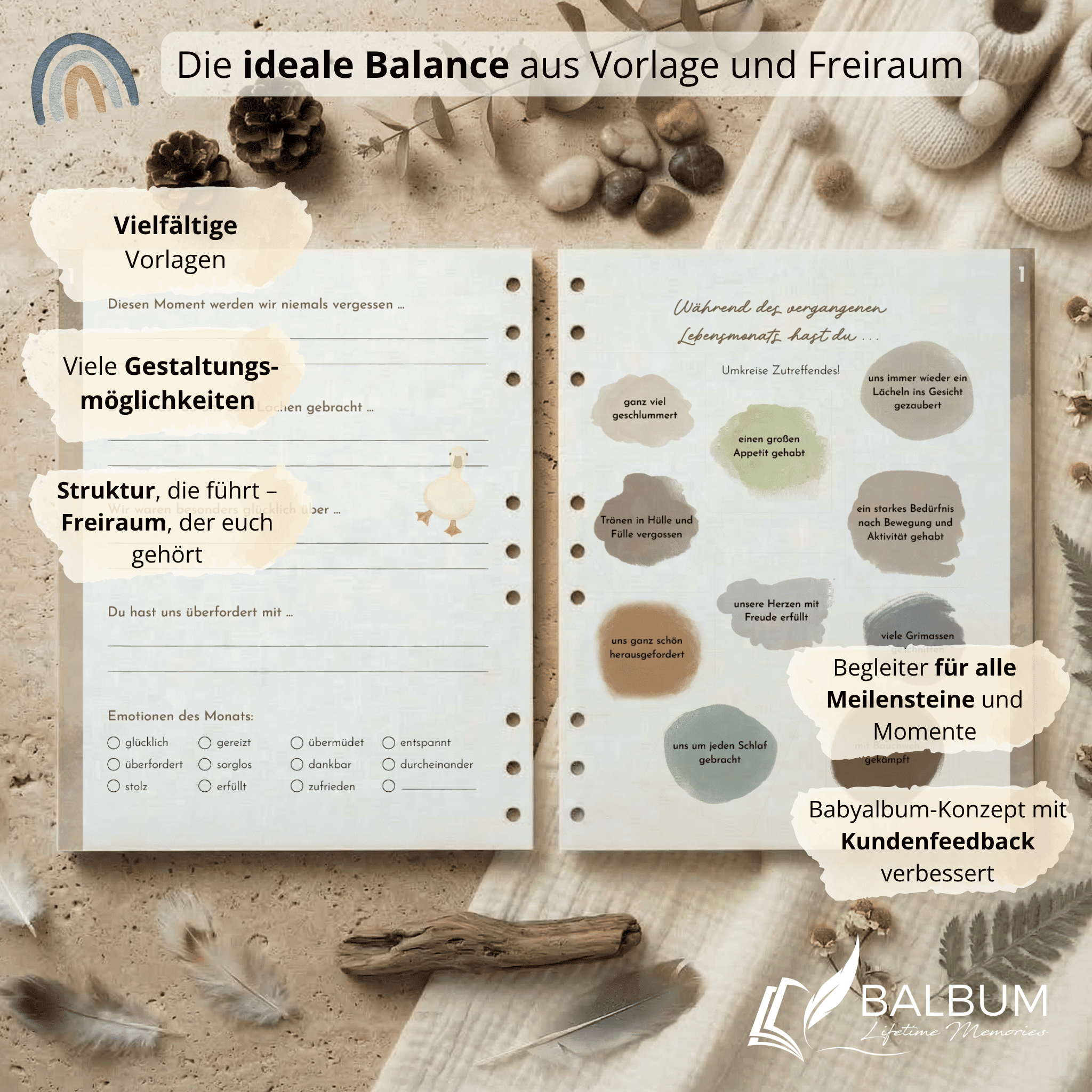 Dein erstes Jahr – Monat für Monat (Natur)