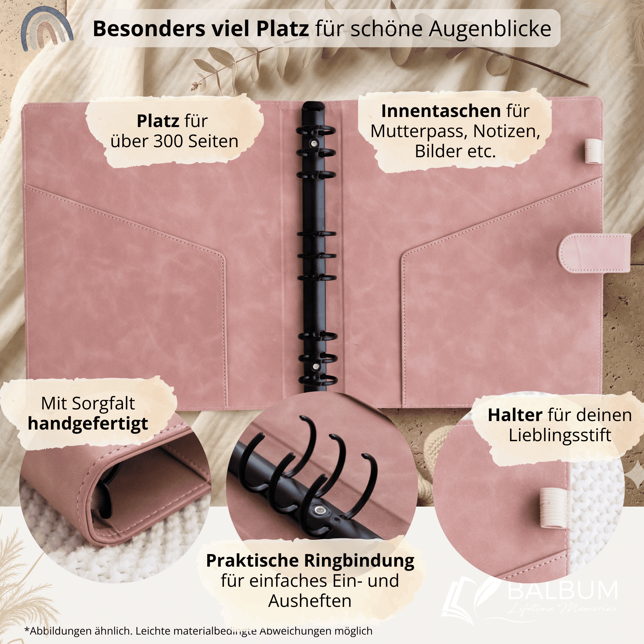 Kindheitsjahre Bundle – Wald | Einband Altrosa