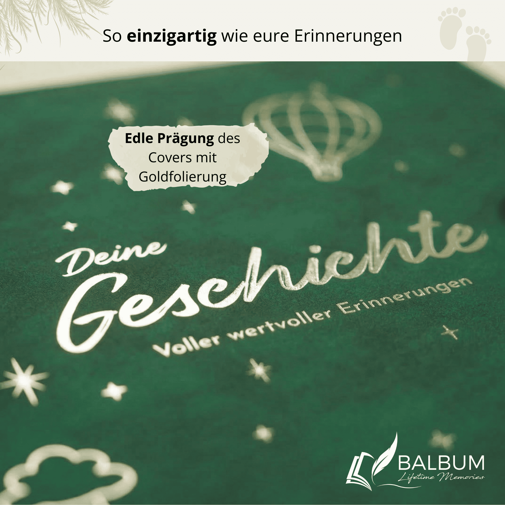 Ringbinder Dunkelgrün – Veganes Softleder inkl. Geschenkbox