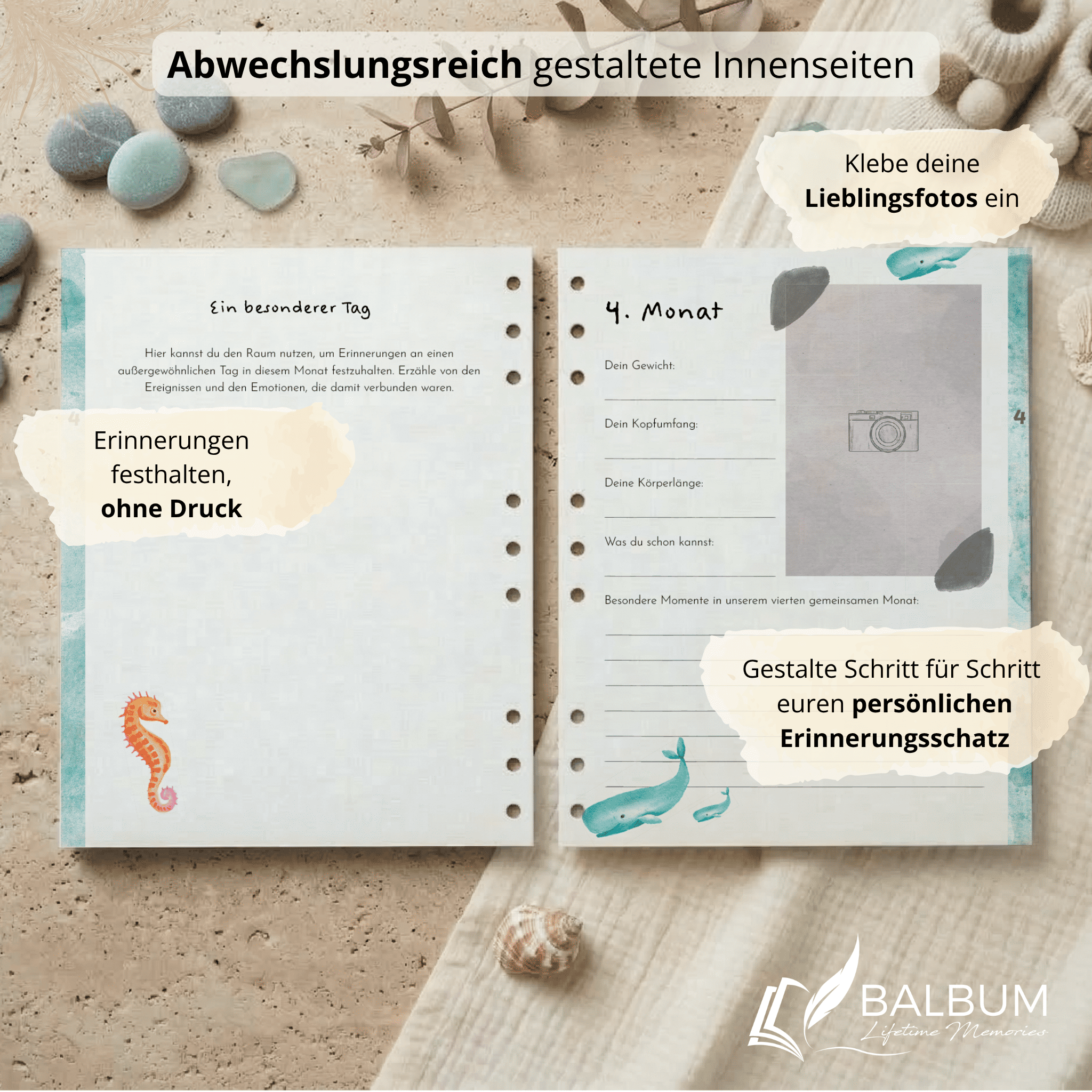 Dein erstes Jahr – Monat für Monat (Meer)