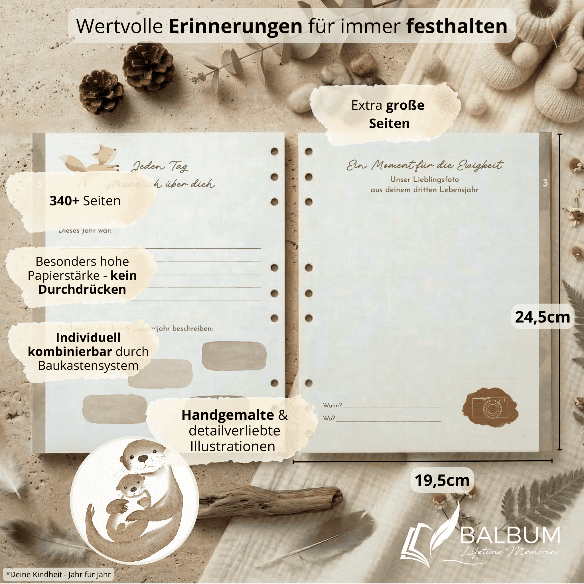 Kindheitsjahre Bundle – Natur | Einband Salbeigrün