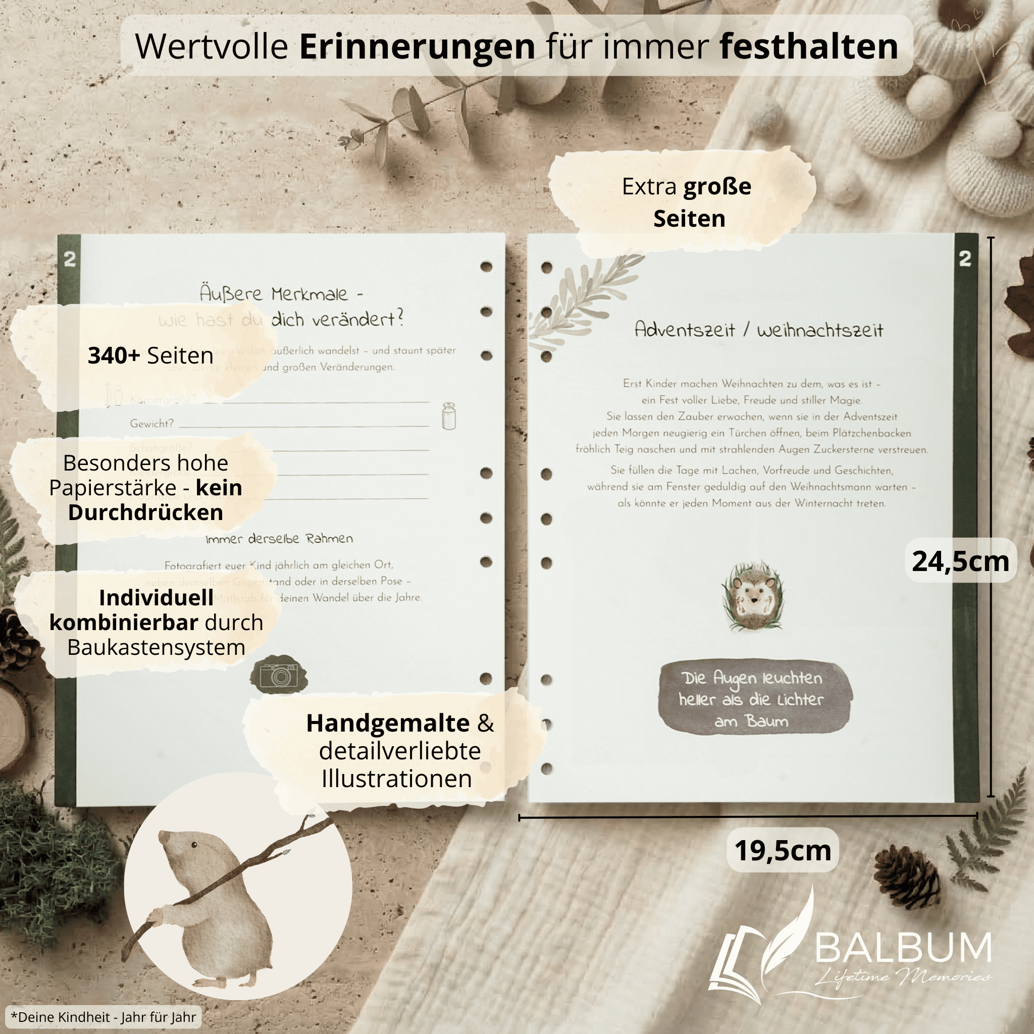 Kindheitsjahre Bundle – Wald | Einband Dunkelgrün