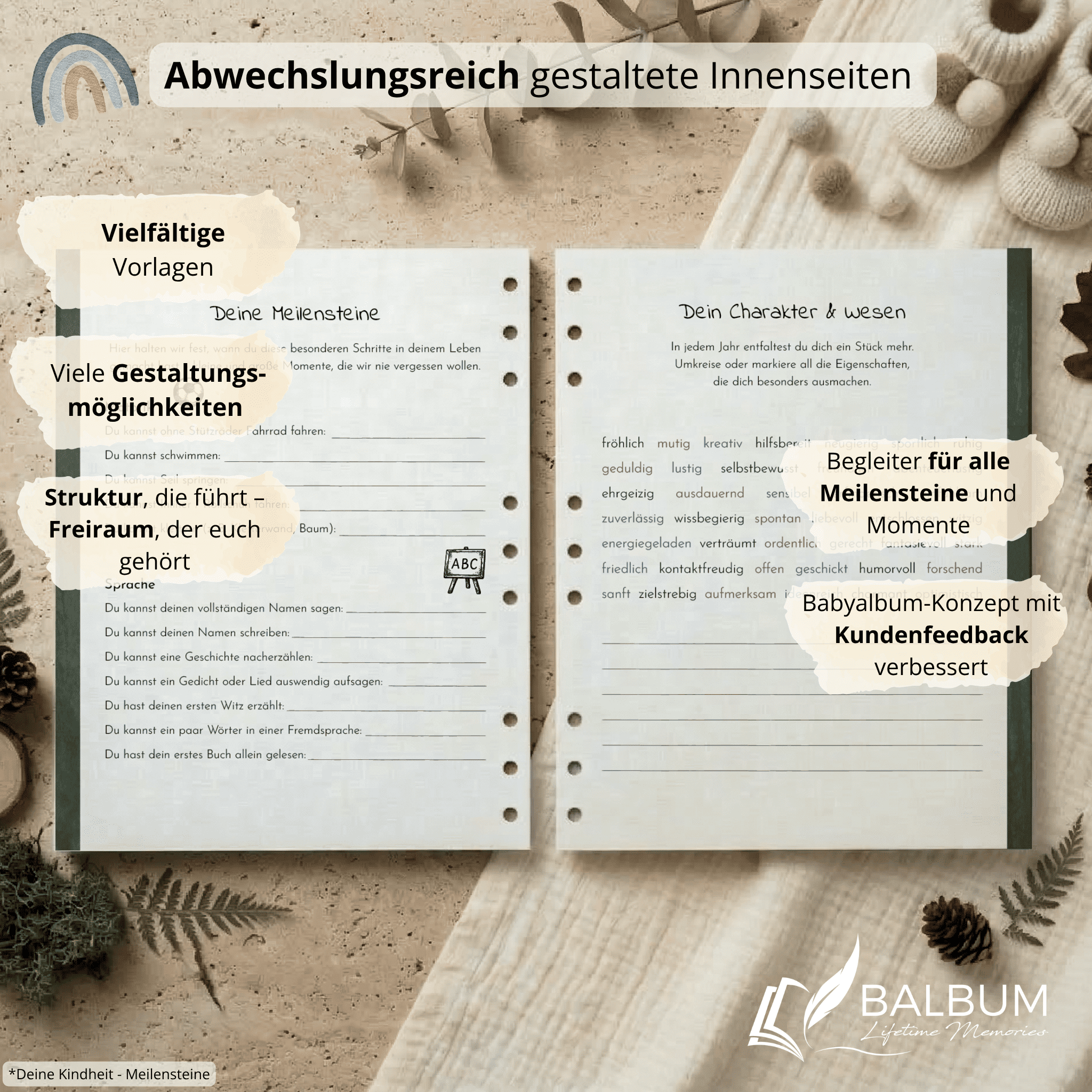 Kindheitsjahre Bundle – Wald | Einband Dunkelgrün