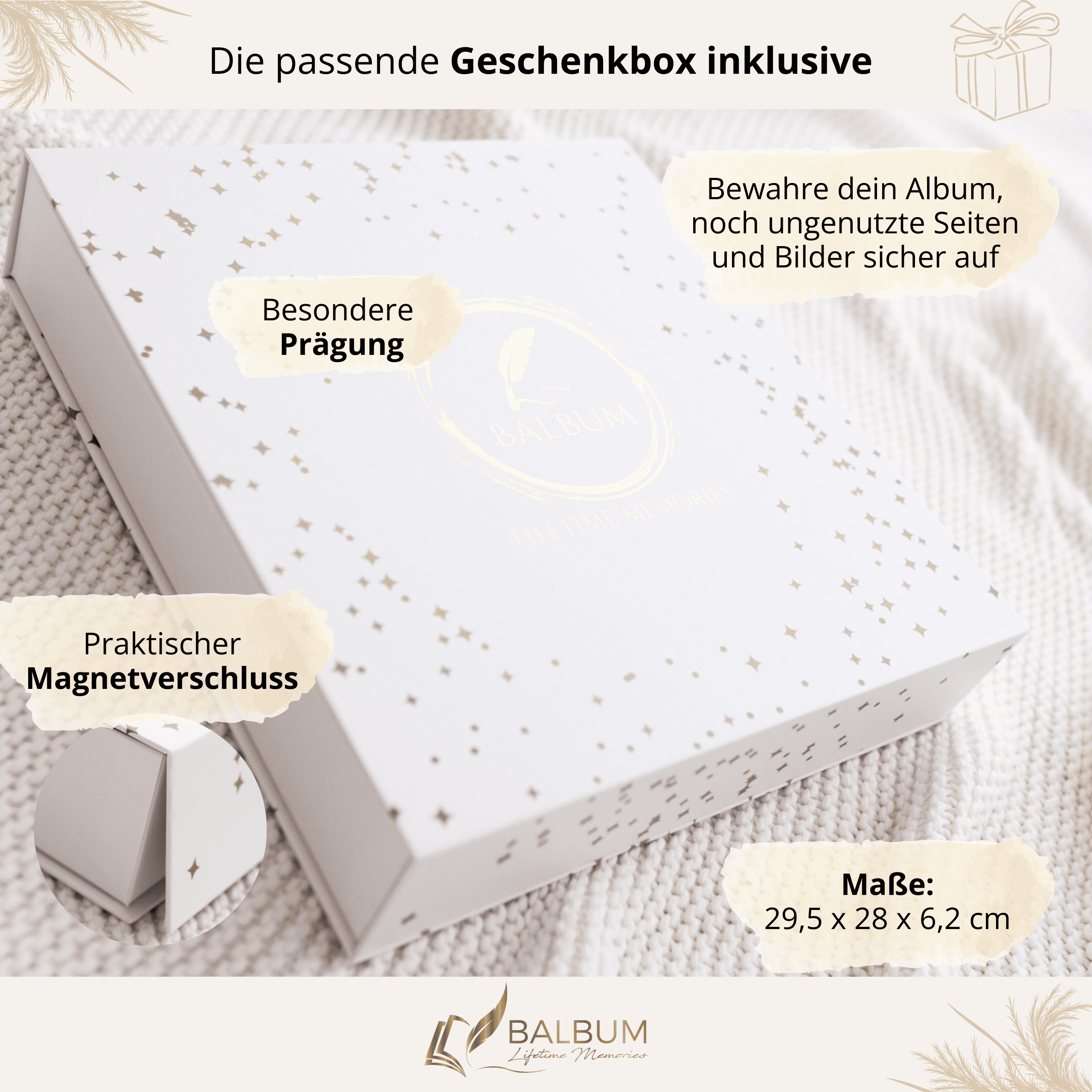 Babyalbum Bundle – Schwangerschaft & erstes Jahr – Wald | Einband Dunkelgrün