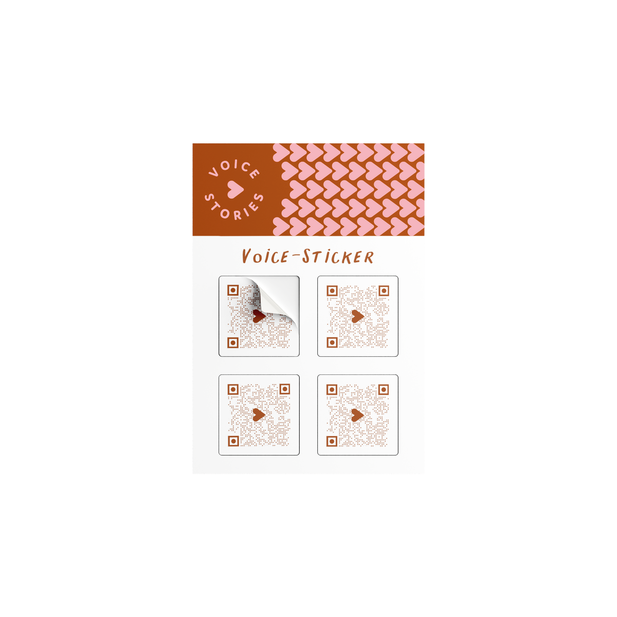 Voicestories Mini-Set – 4 Audio-Sticker für dein Balbum
